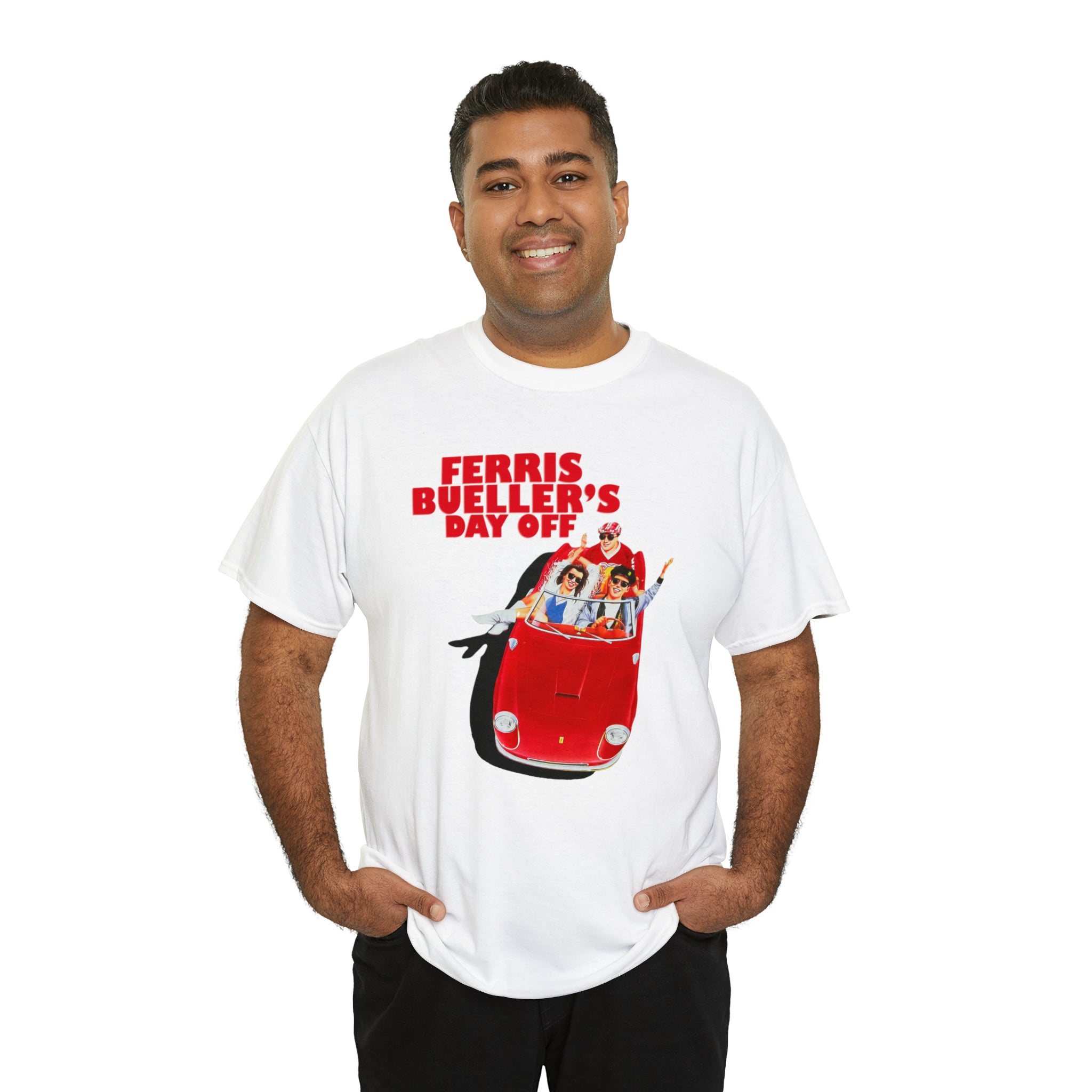 FERRIS BUELLER'S DAY OFF (with back quote) - Unisex Heavy Cotton Tee