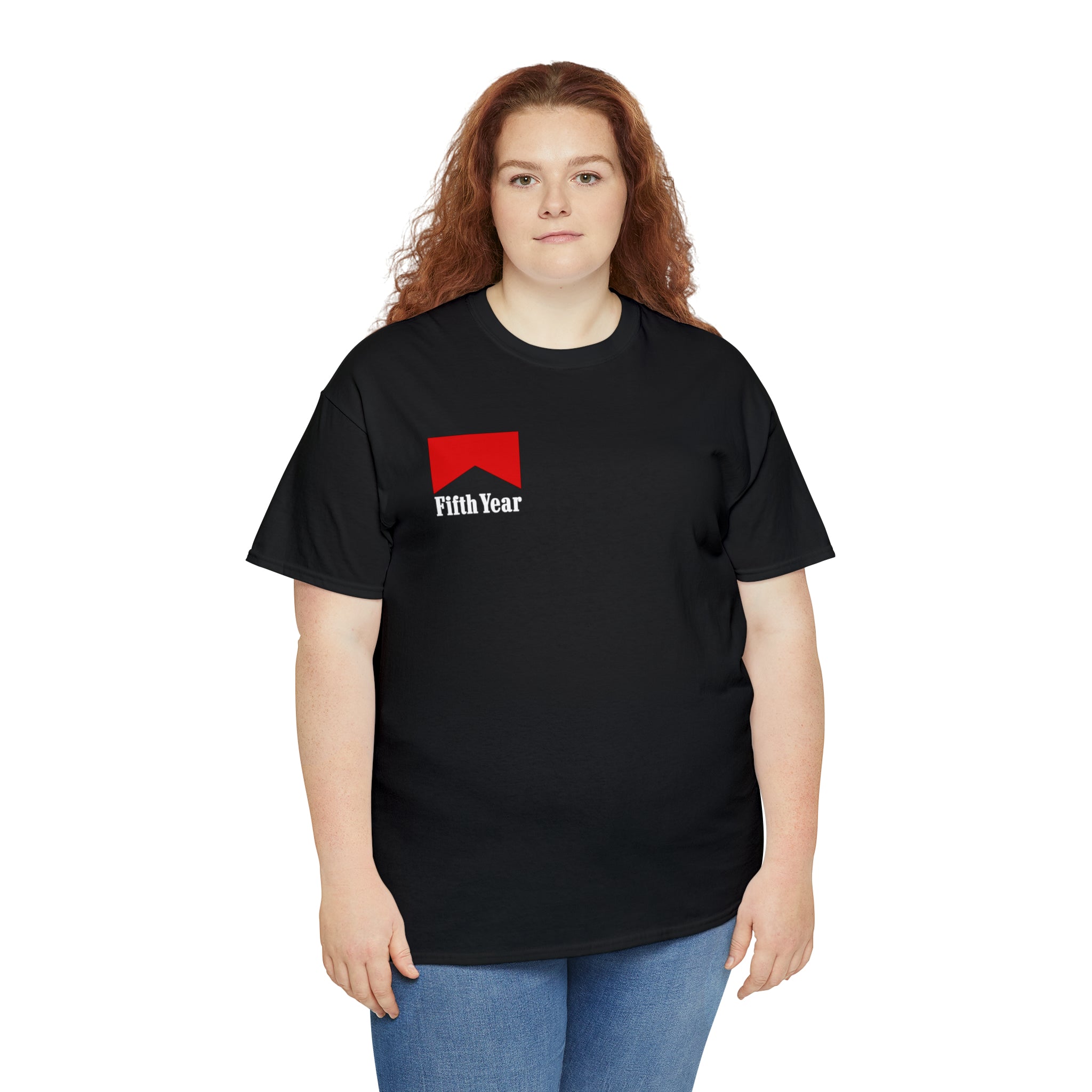 Fifth Year cigarette logo - Unisex Heavy Cotton Tee