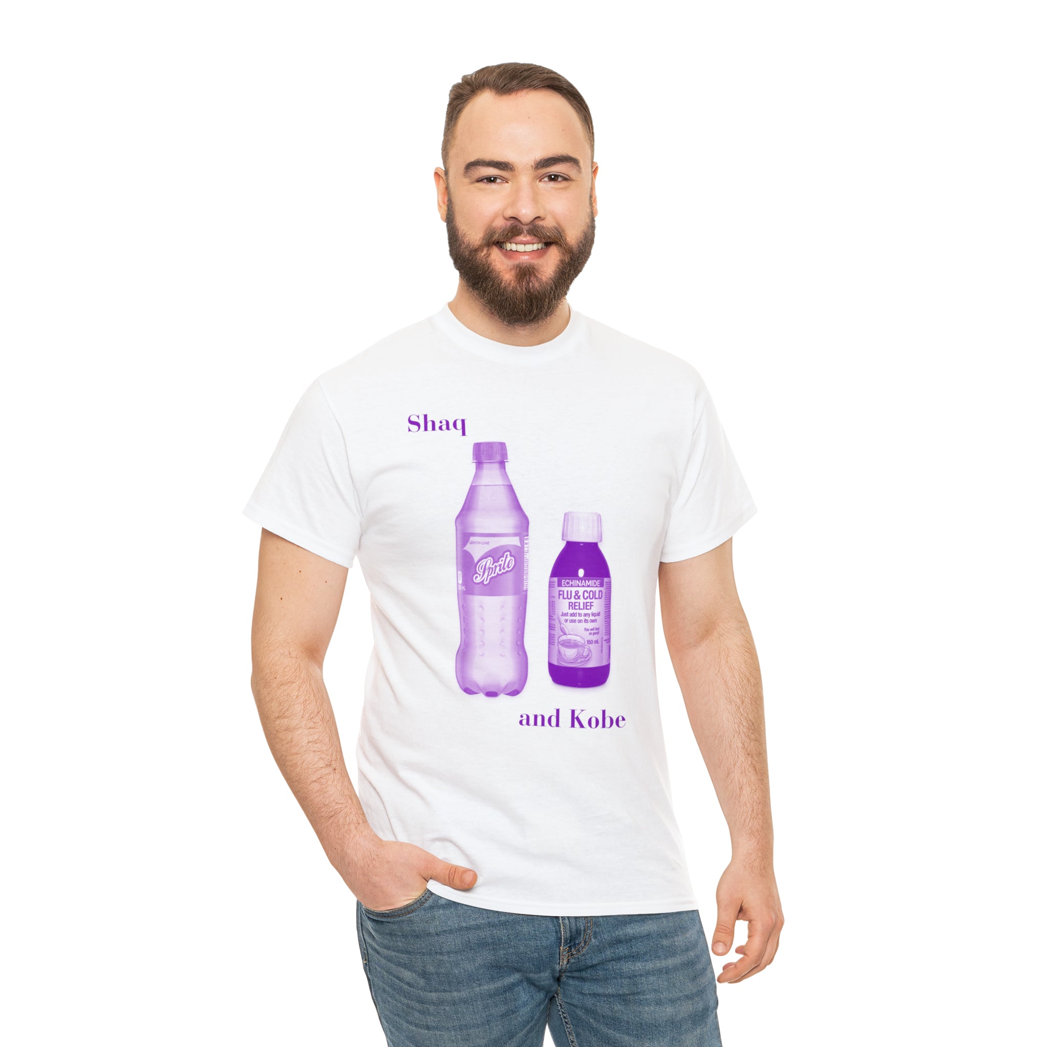 Lean Shaq and Kobe - Unisex Heavy Cotton Tee