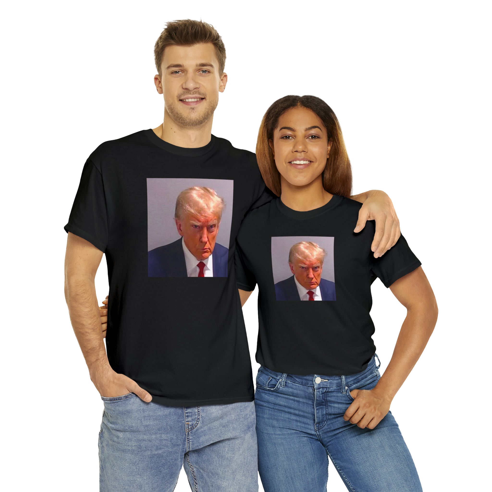 Trump Mugshot - Unisex Heavy Cotton Tee