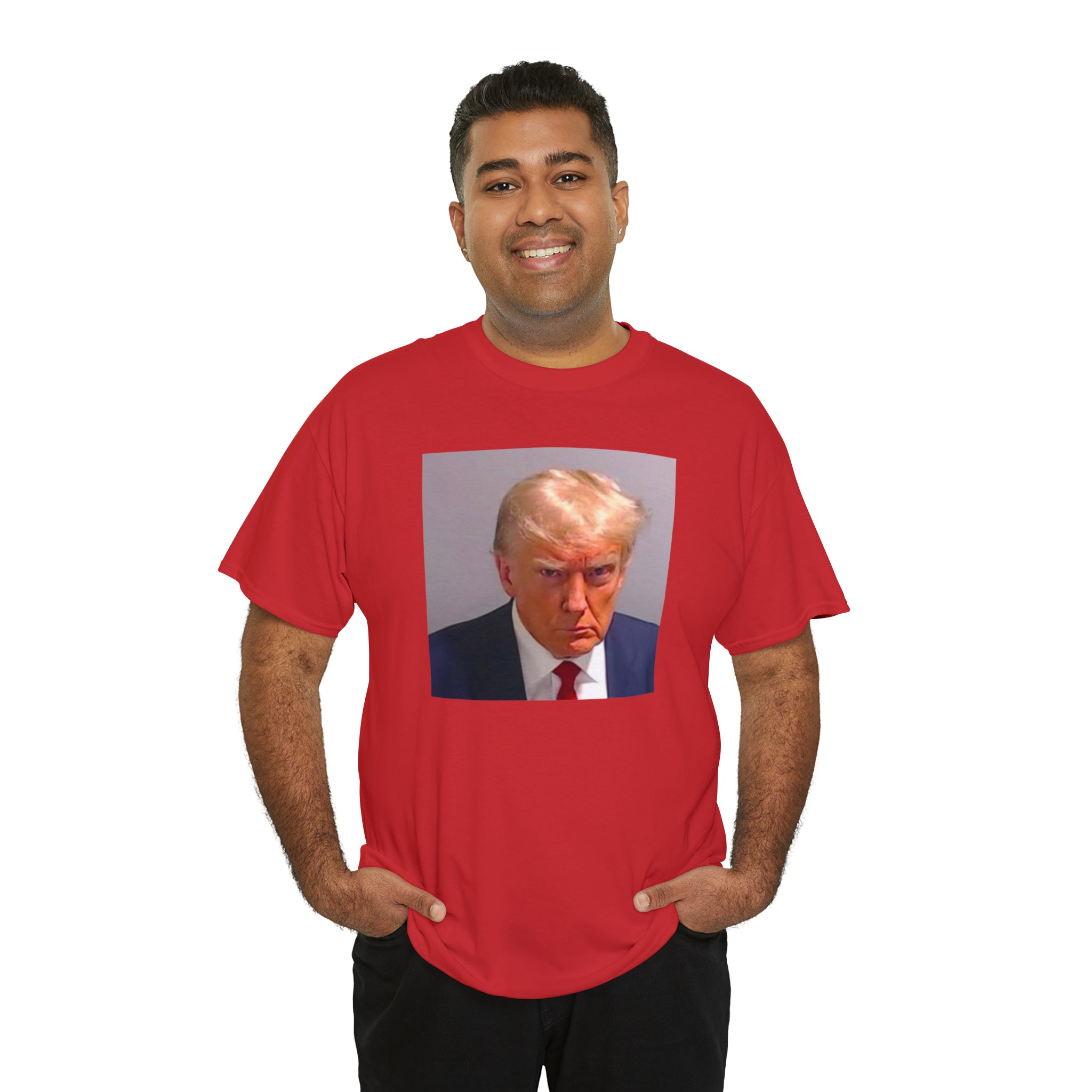 Trump Mugshot - Unisex Heavy Cotton Tee
