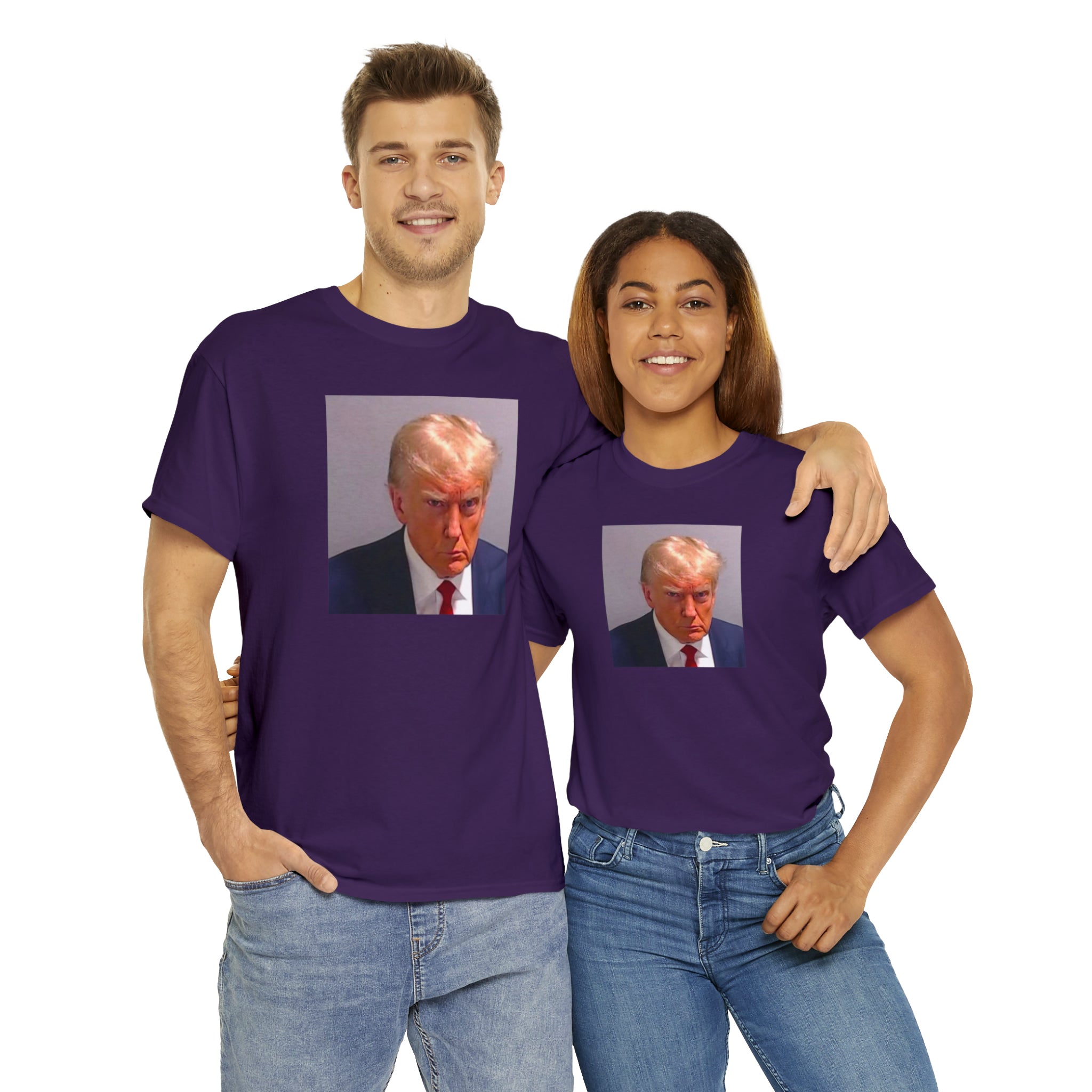 Trump Mugshot - Unisex Heavy Cotton Tee