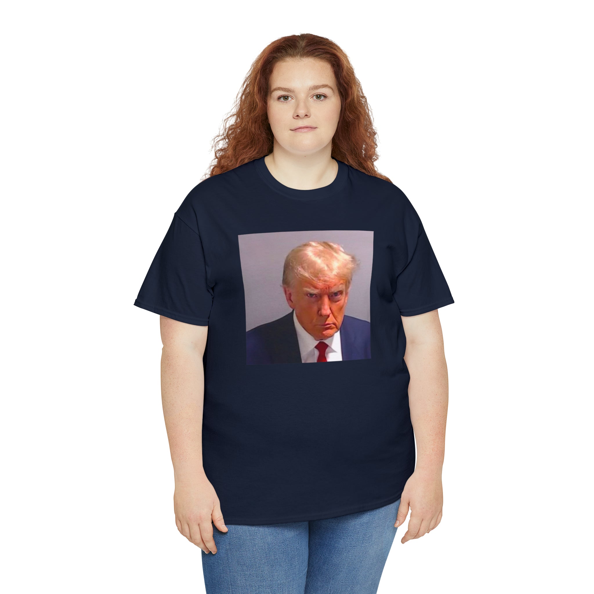 Trump Mugshot - Unisex Heavy Cotton Tee