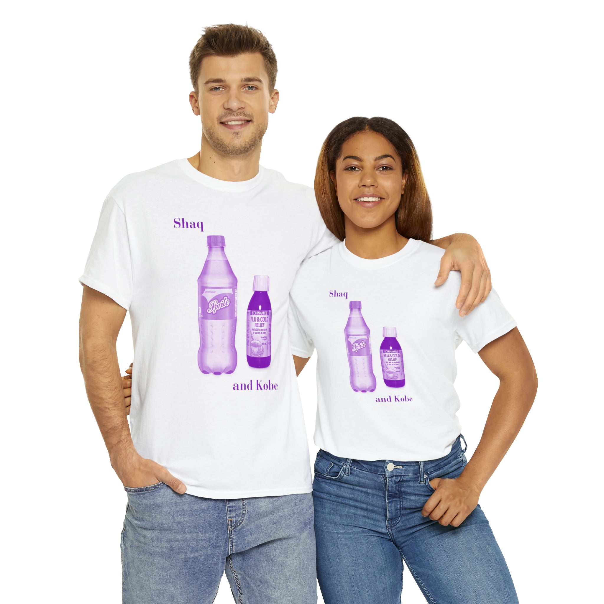 Lean Shaq and Kobe - Unisex Heavy Cotton Tee