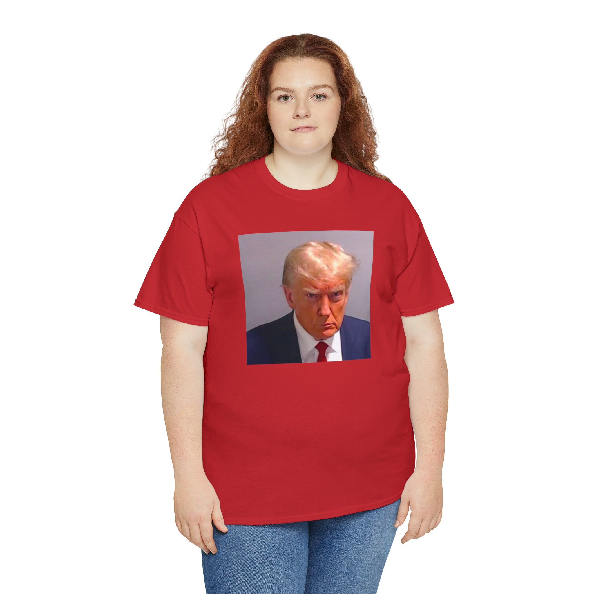 Trump Mugshot - Unisex Heavy Cotton Tee