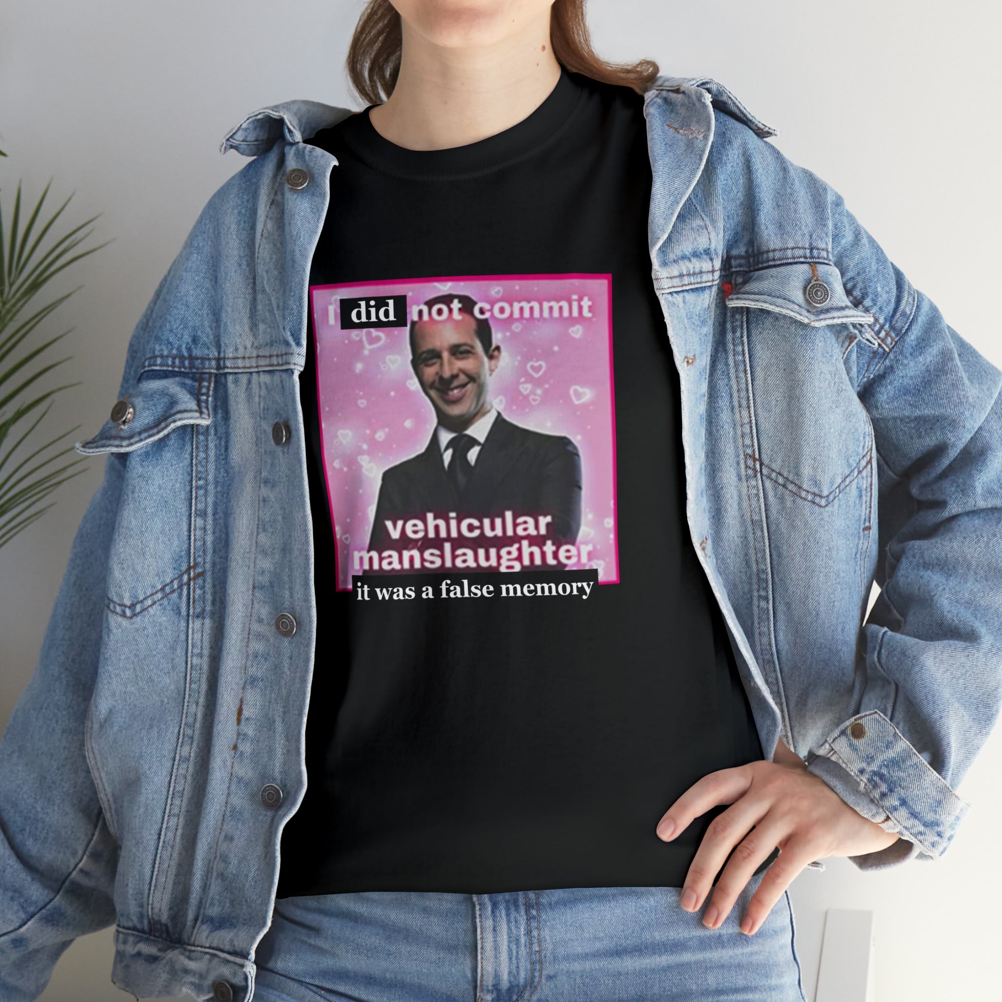 I did not commit vehicular manslaughter it was a false memory kendall roy - Unisex Heavy Cotton Tee