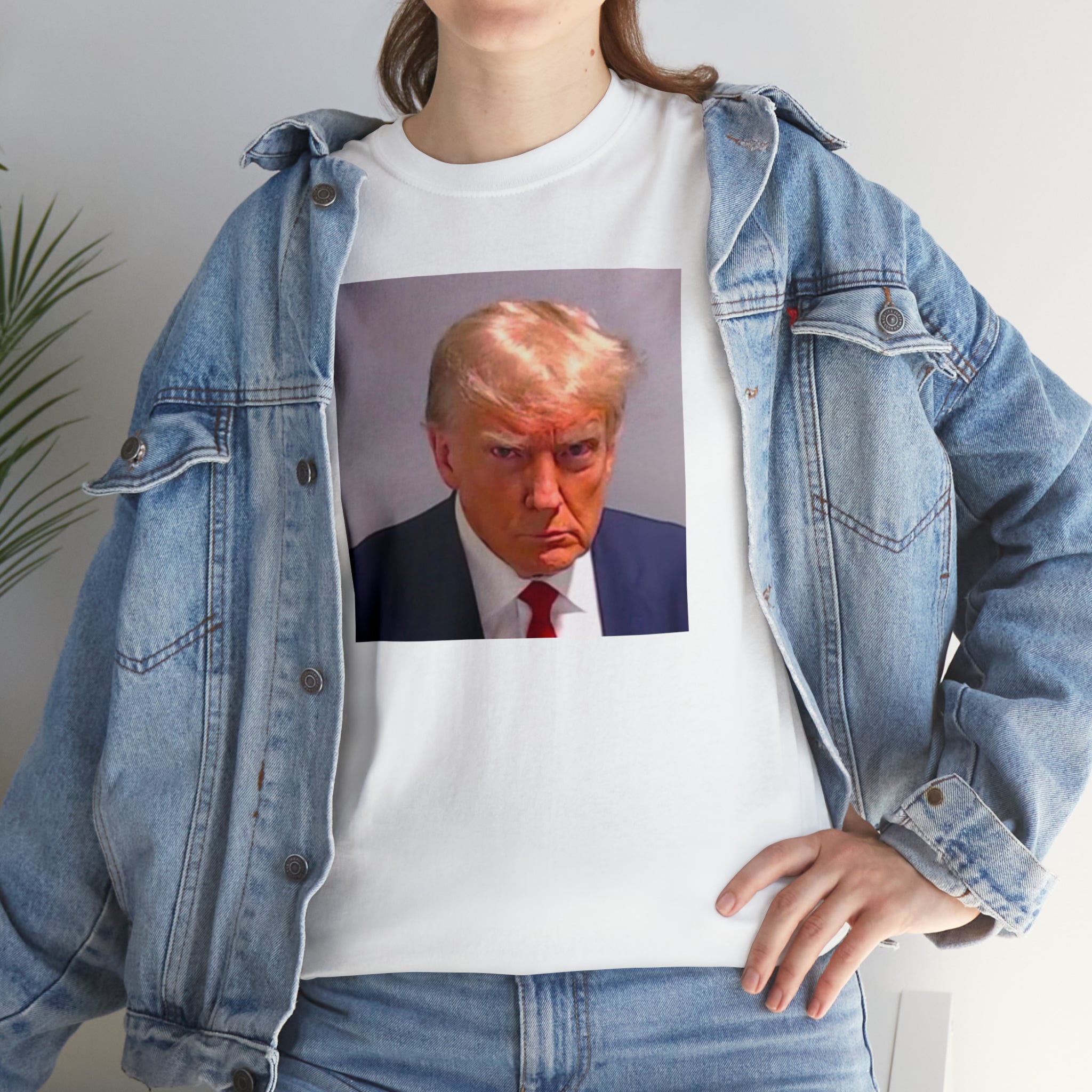 Trump Mugshot - Unisex Heavy Cotton Tee