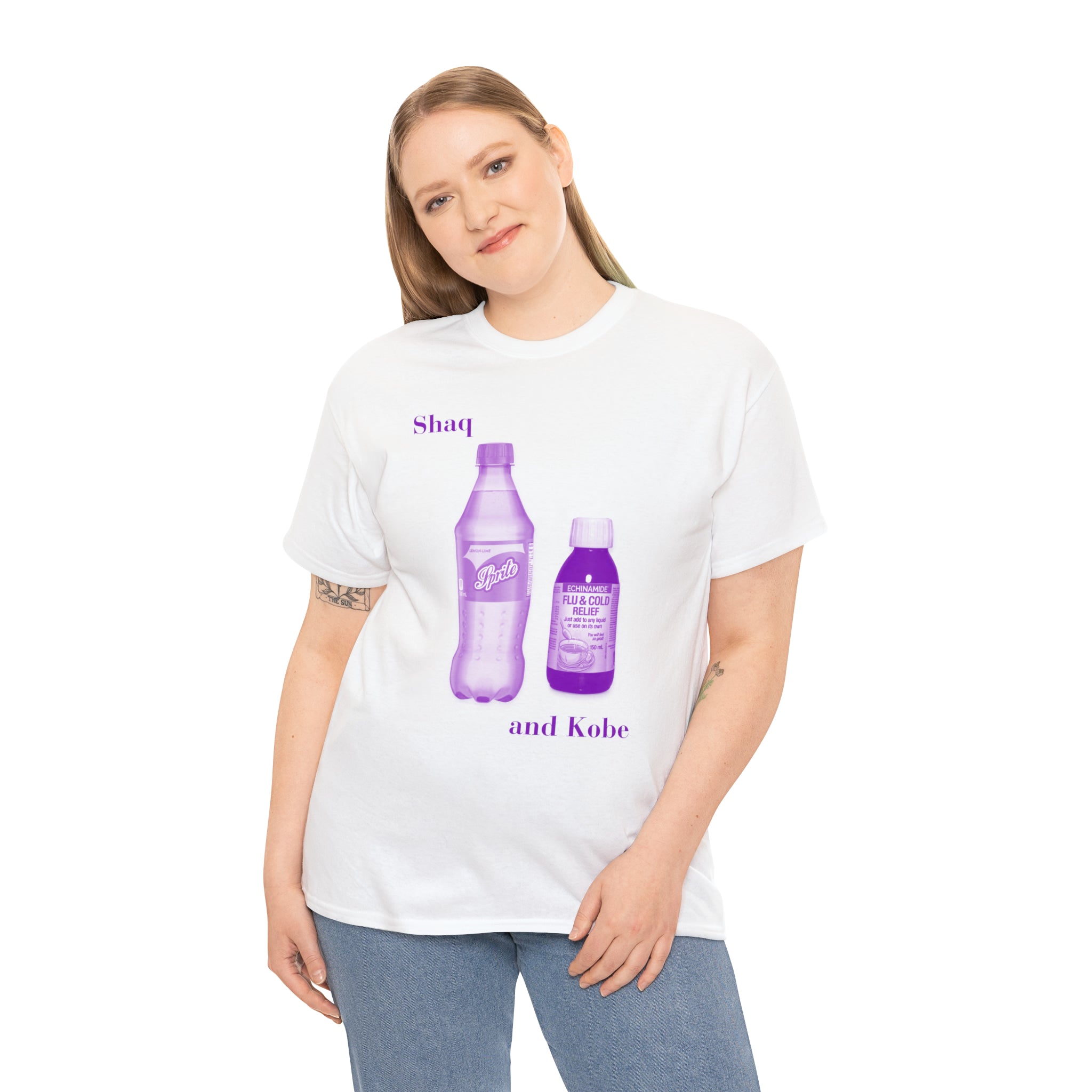 Lean Shaq and Kobe - Unisex Heavy Cotton Tee