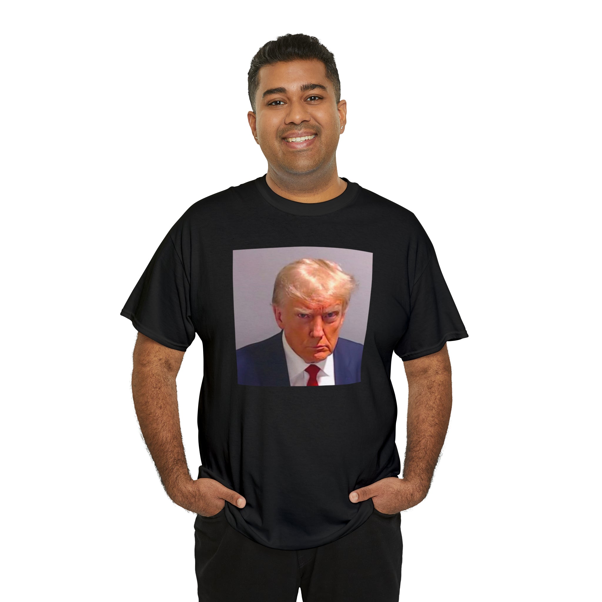 Trump Mugshot - Unisex Heavy Cotton Tee