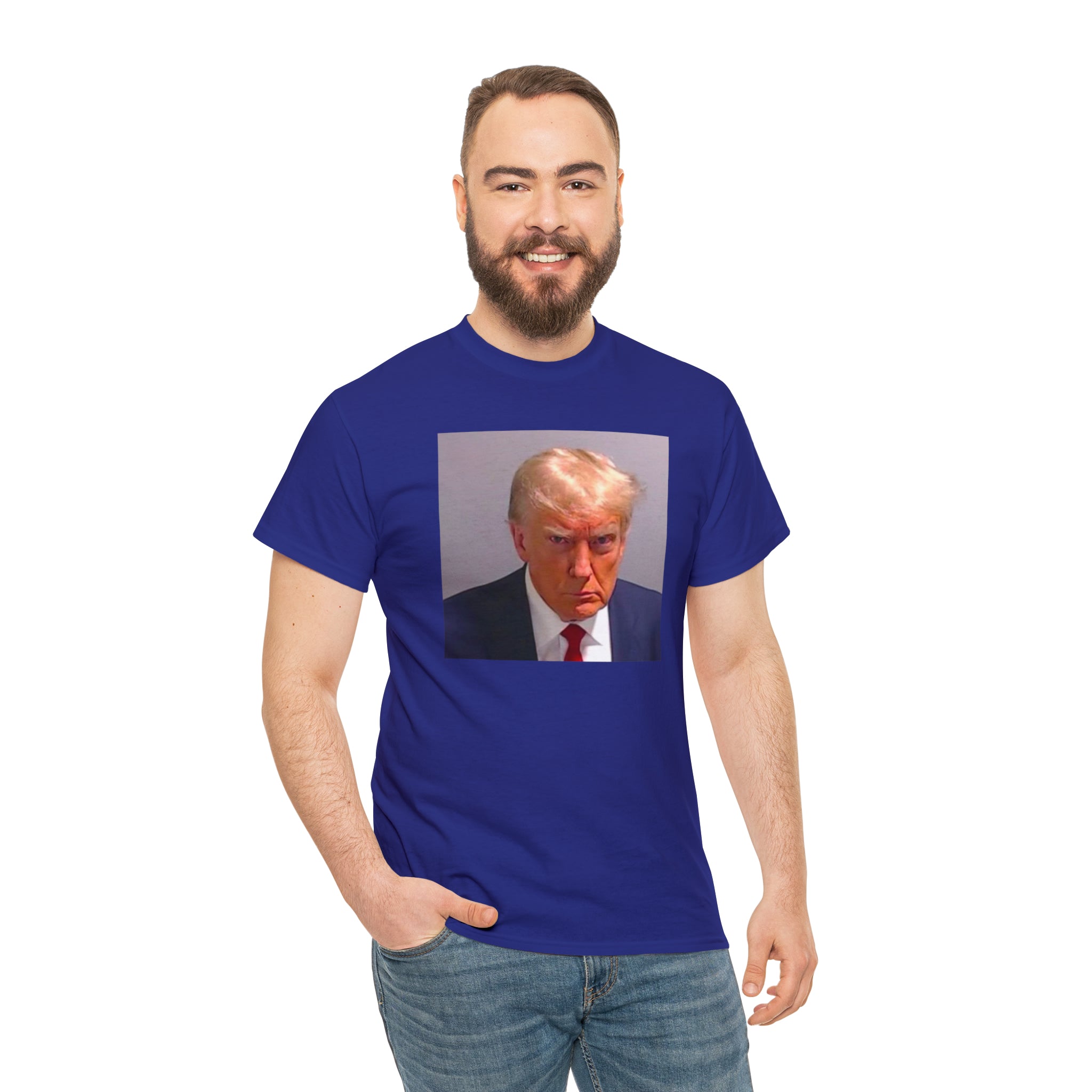 Trump Mugshot - Unisex Heavy Cotton Tee