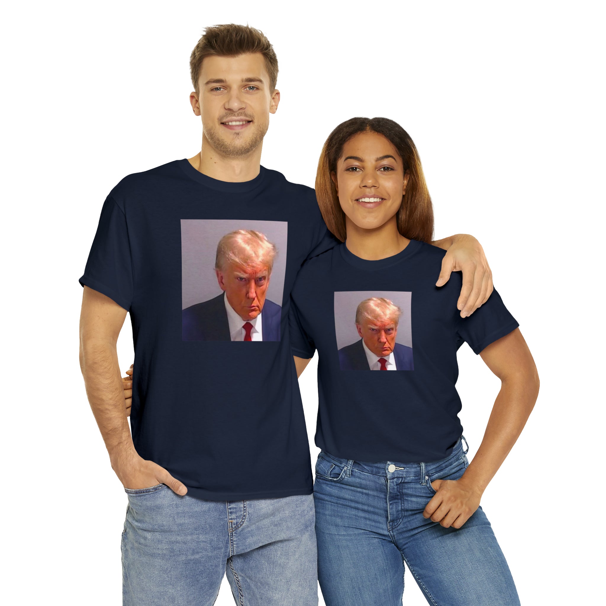 Trump Mugshot - Unisex Heavy Cotton Tee