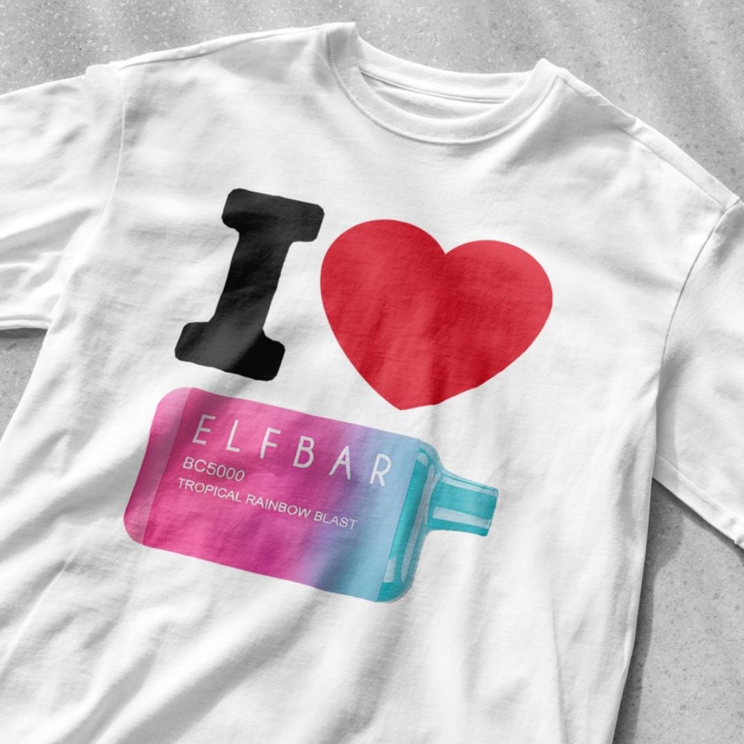 I Love ELFBAR - Unisex Heavy Cotton Tee