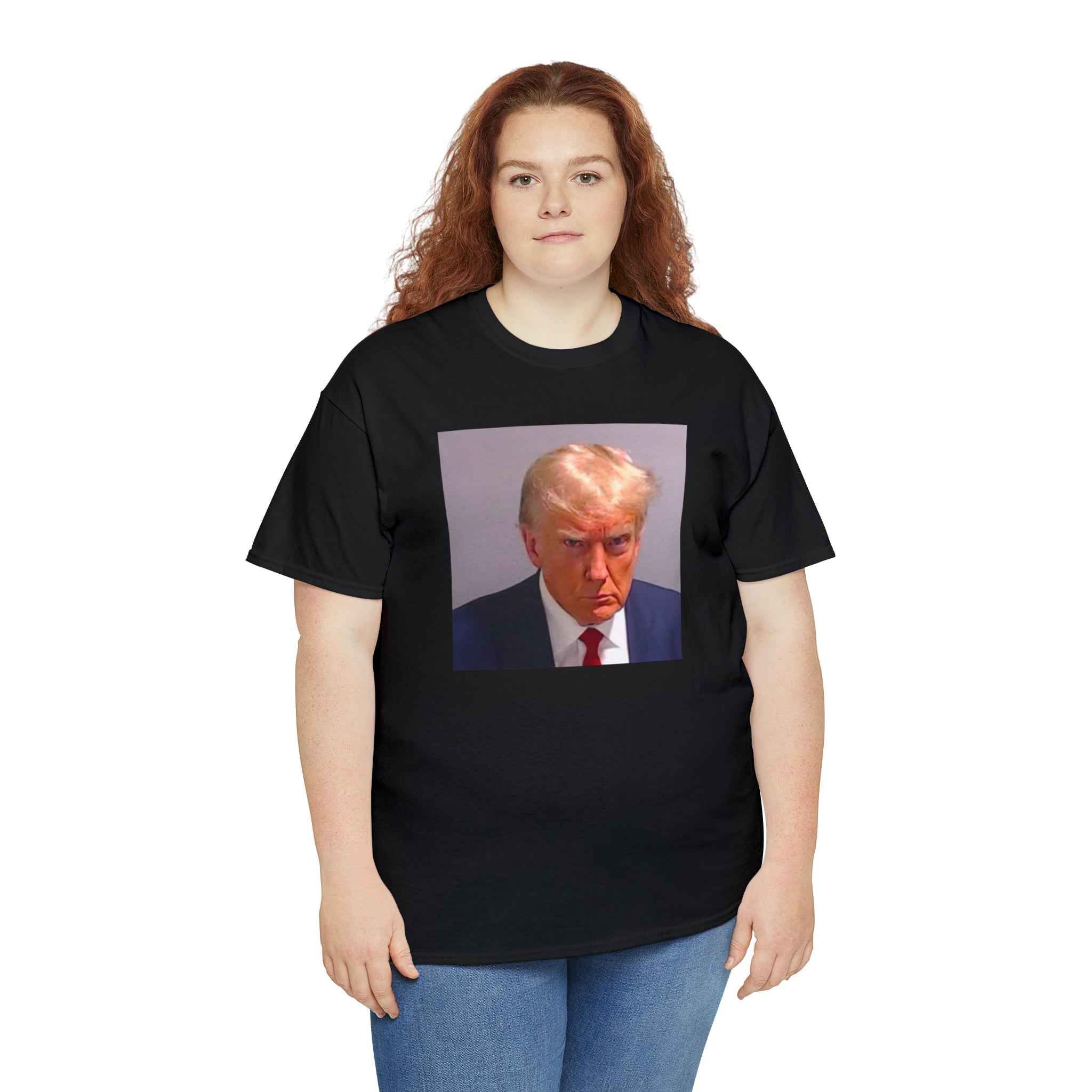 Trump Mugshot - Unisex Heavy Cotton Tee
