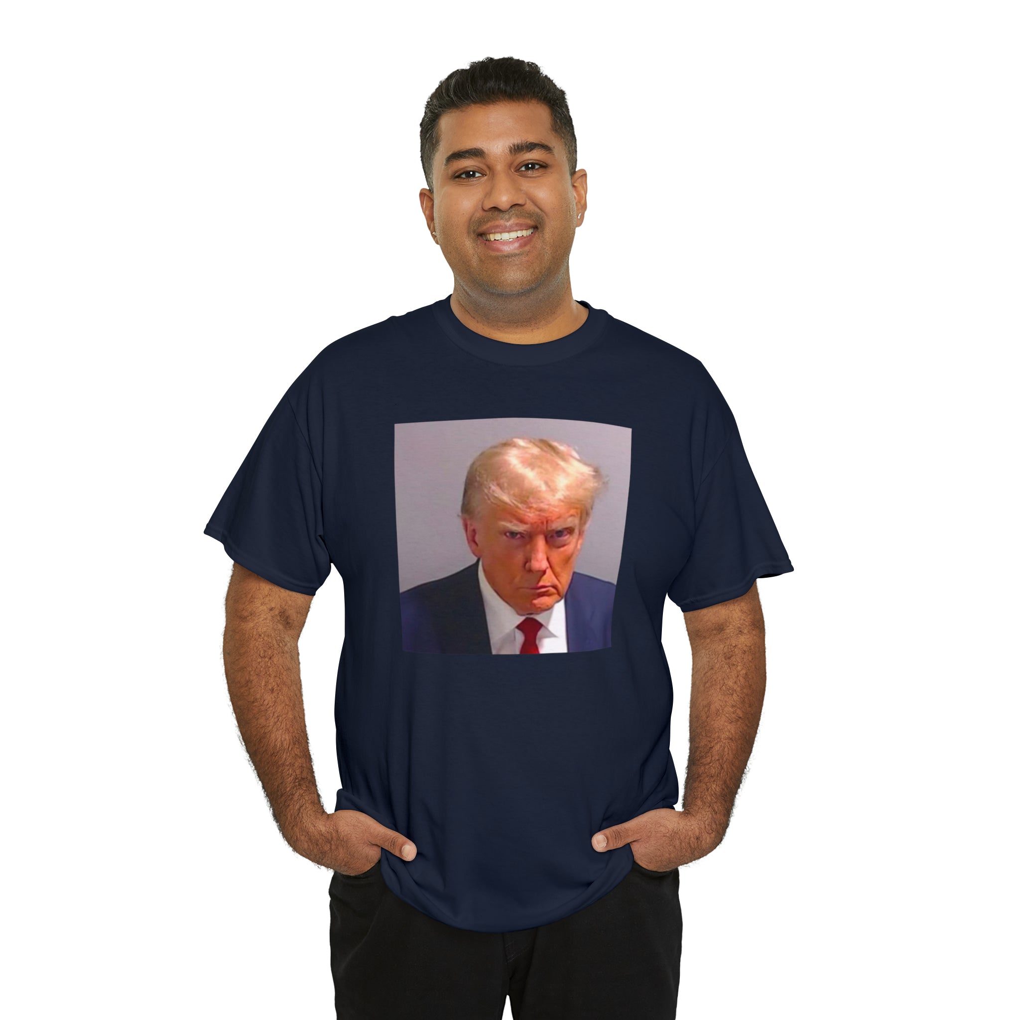 Trump Mugshot - Unisex Heavy Cotton Tee
