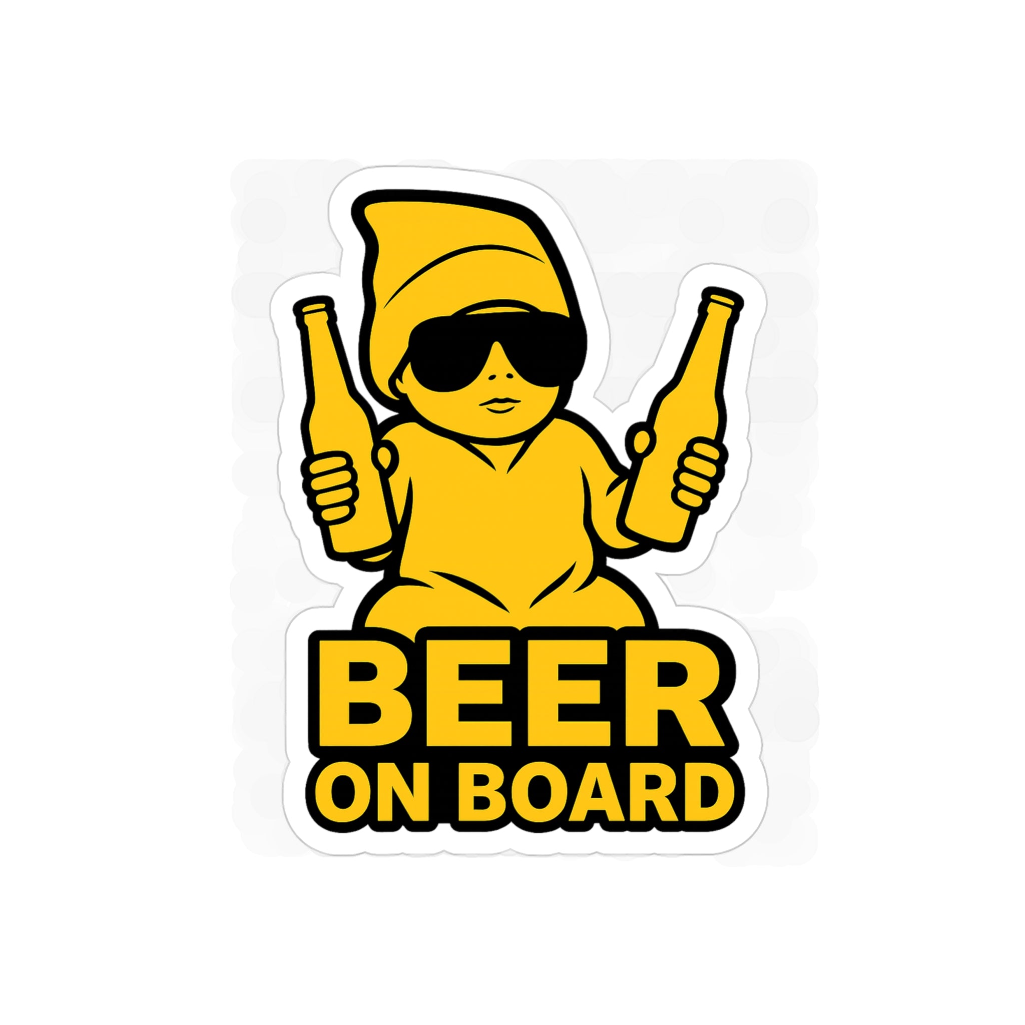 BEER ON BOARD Car Sticker