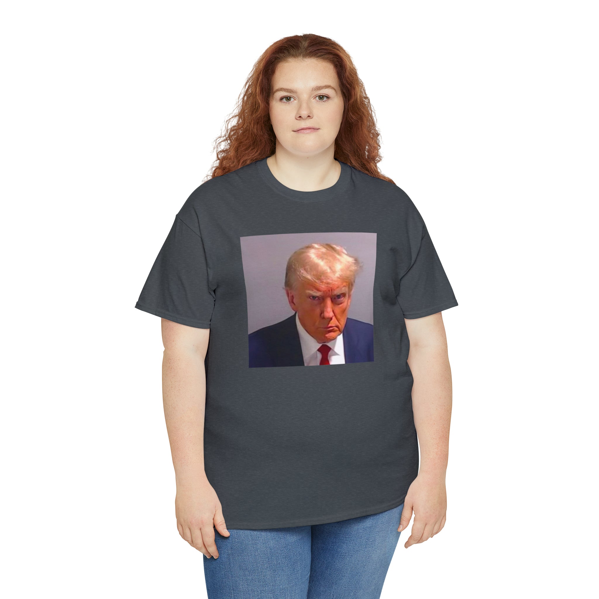 Trump Mugshot - Unisex Heavy Cotton Tee