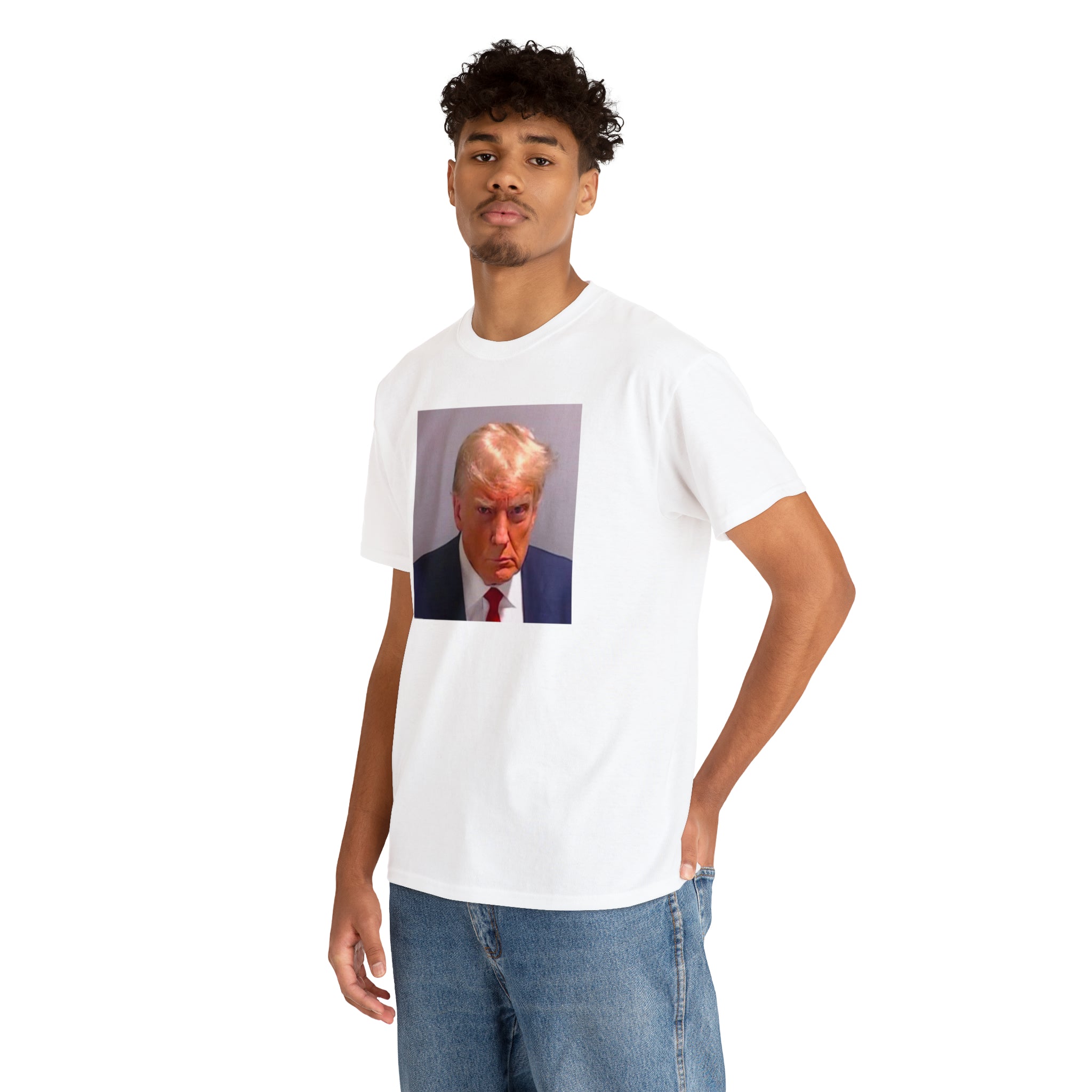 Trump Mugshot - Unisex Heavy Cotton Tee