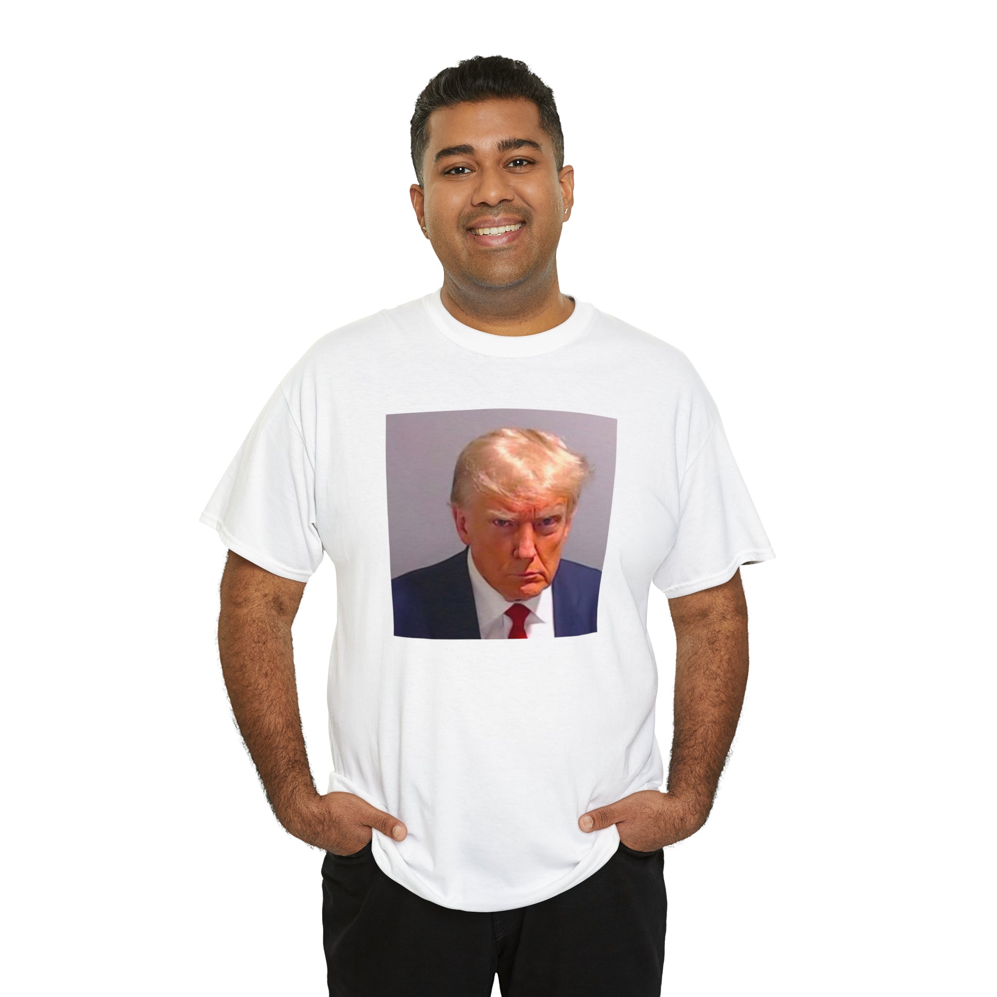 Trump Mugshot - Unisex Heavy Cotton Tee
