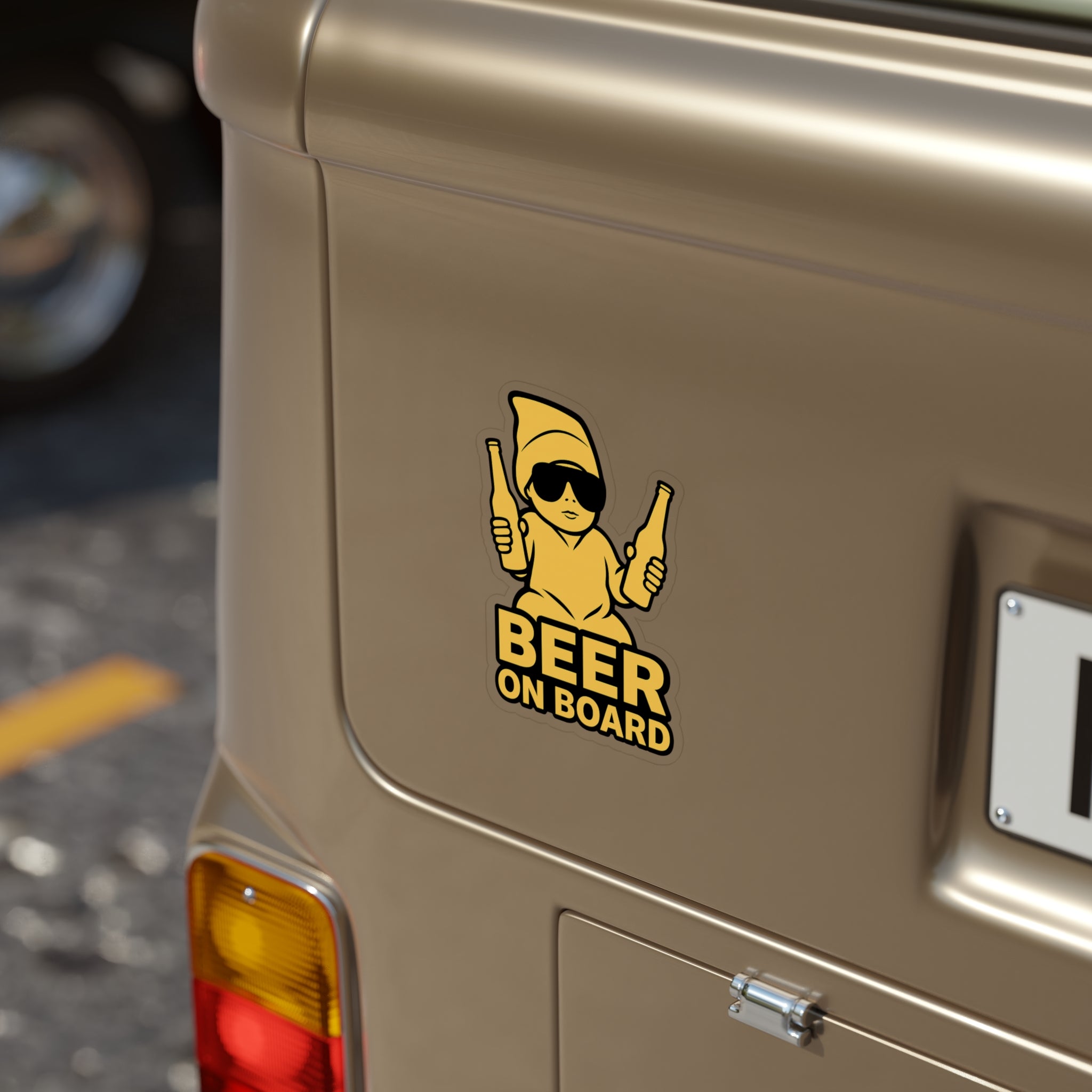 BEER ON BOARD Car Sticker