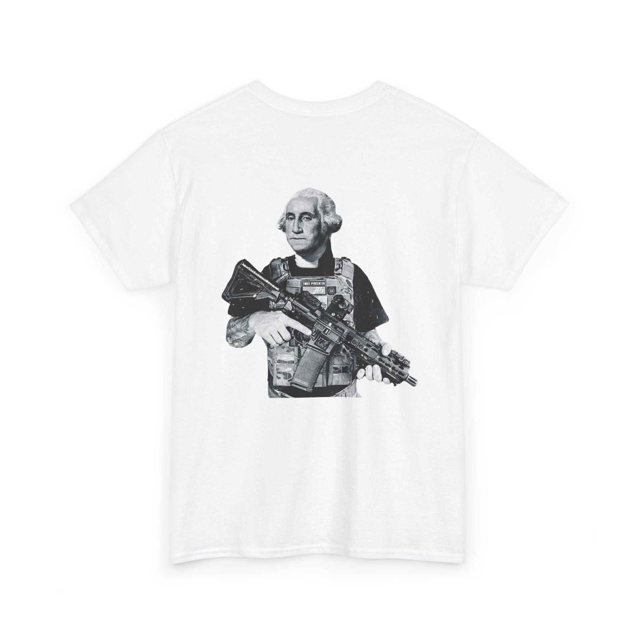 GEORGE WASHINGTON ANTI-TAXATION TEE (front and back)