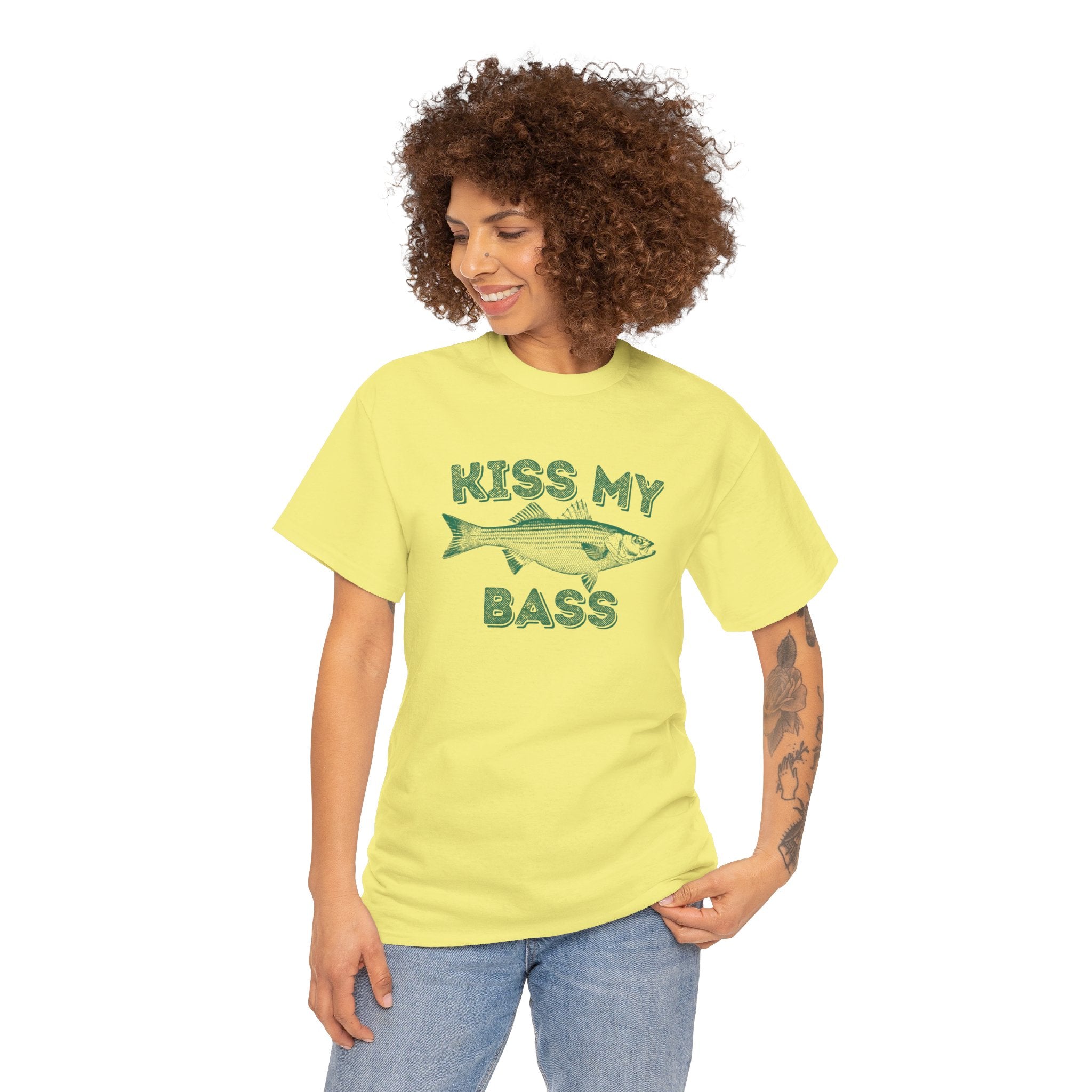 Kiss My Bass Fishing Shirt