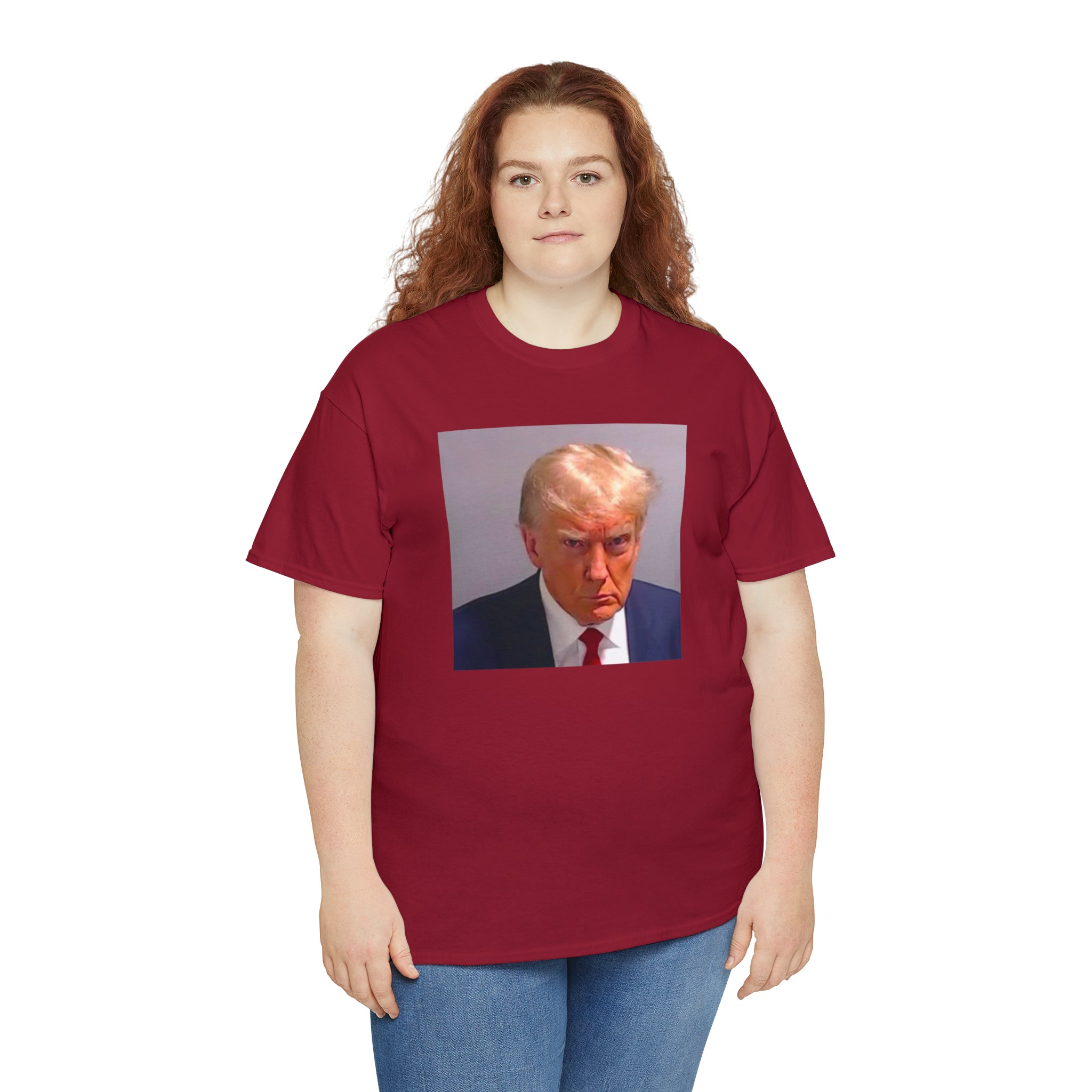 Trump Mugshot - Unisex Heavy Cotton Tee