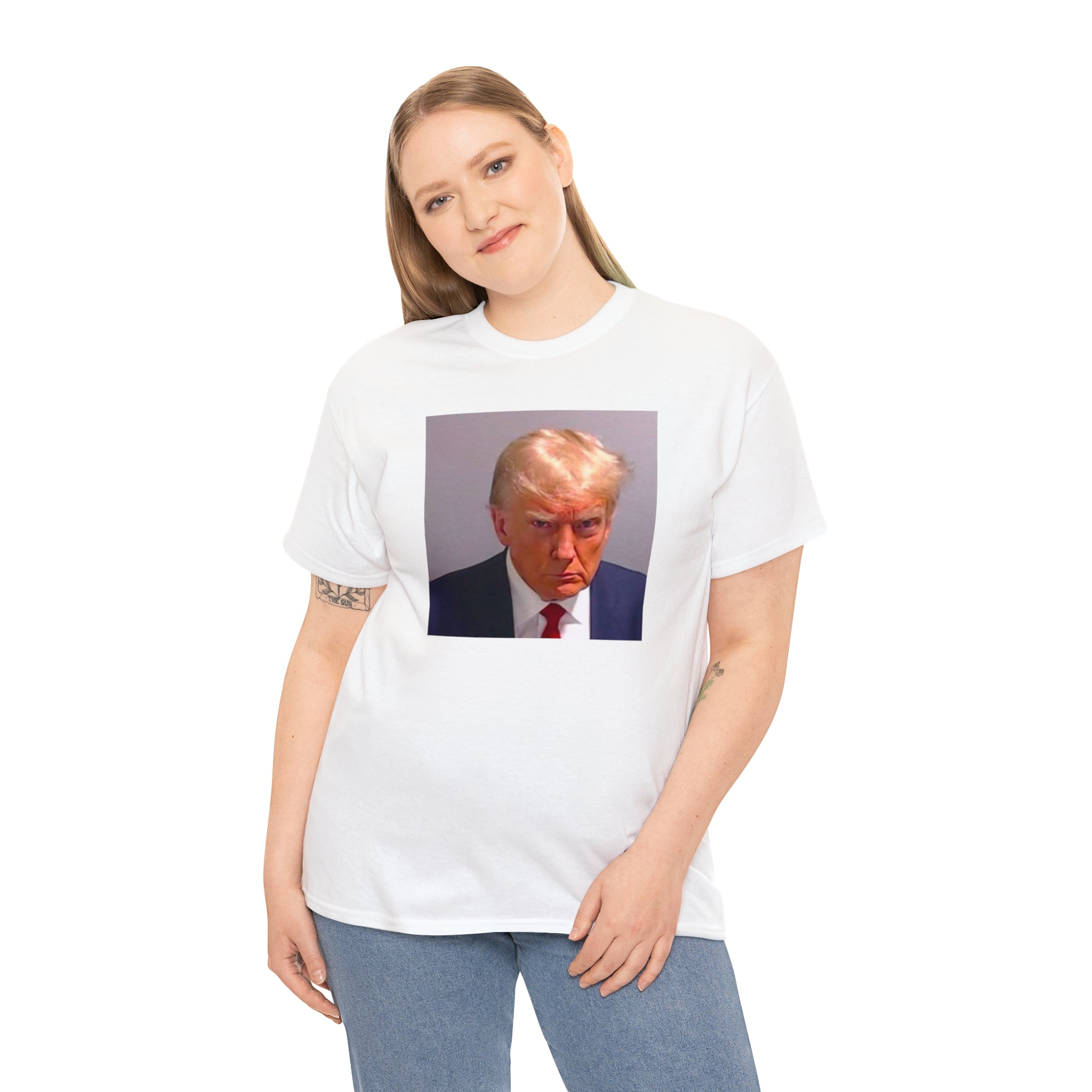 Trump Mugshot - Unisex Heavy Cotton Tee