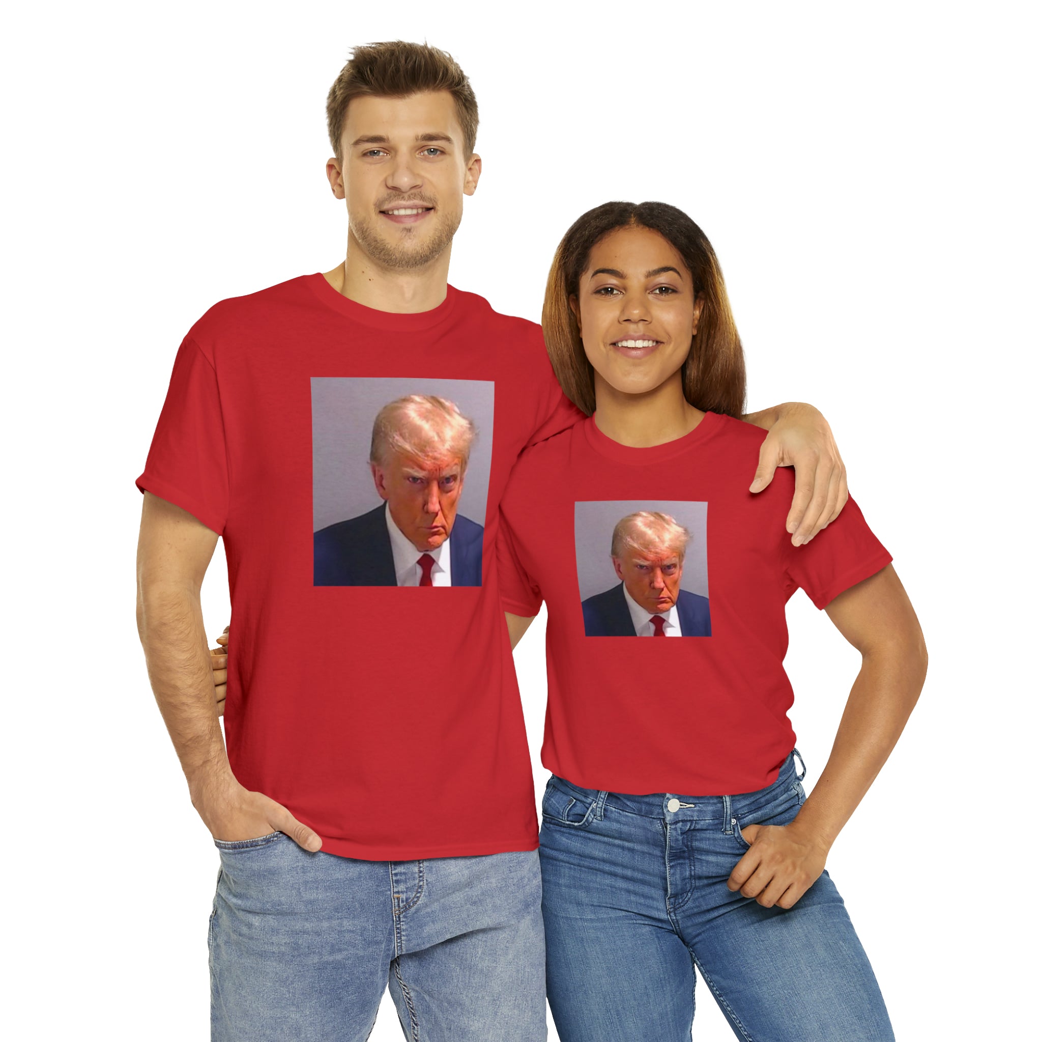 Trump Mugshot - Unisex Heavy Cotton Tee