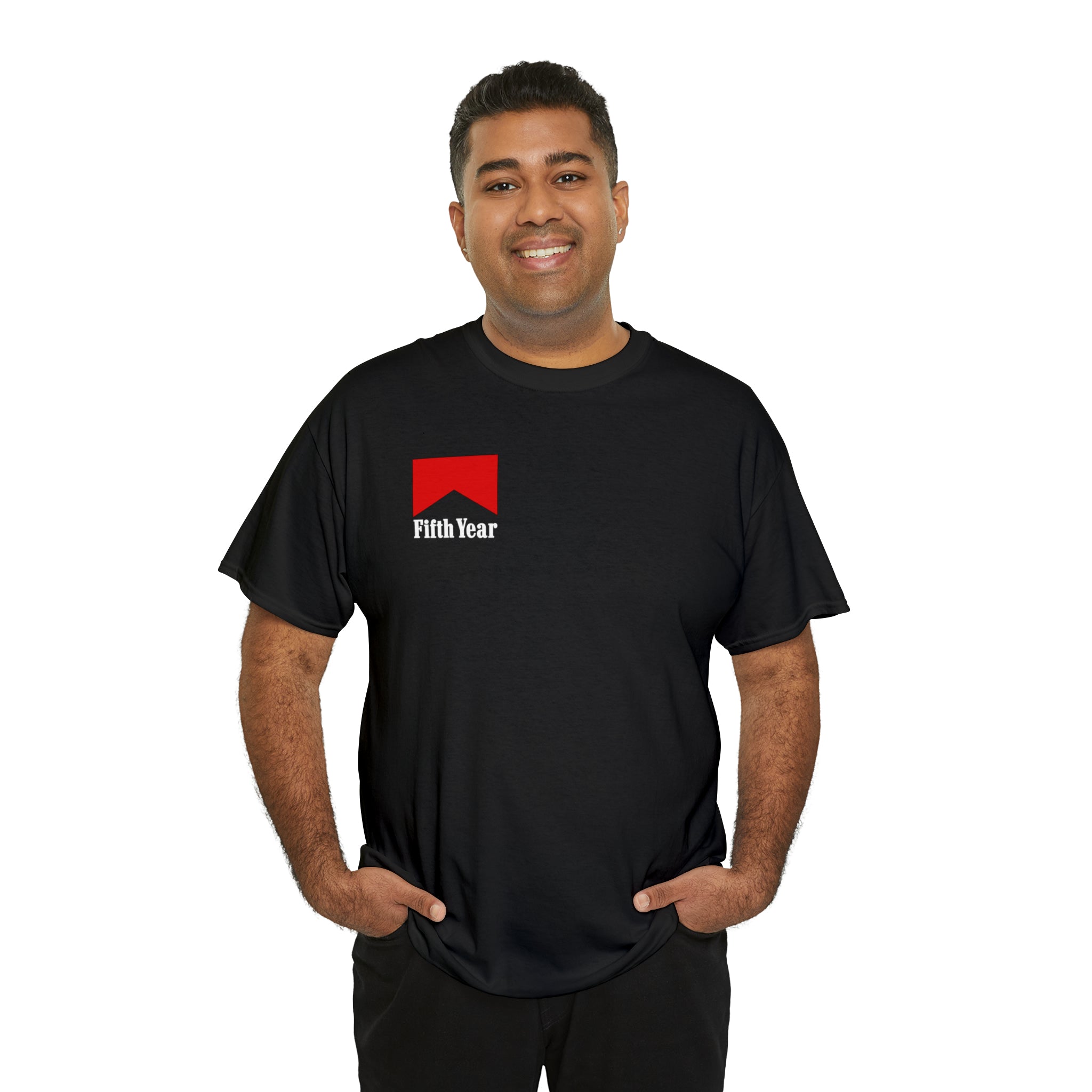Fifth Year cigarette logo - Unisex Heavy Cotton Tee