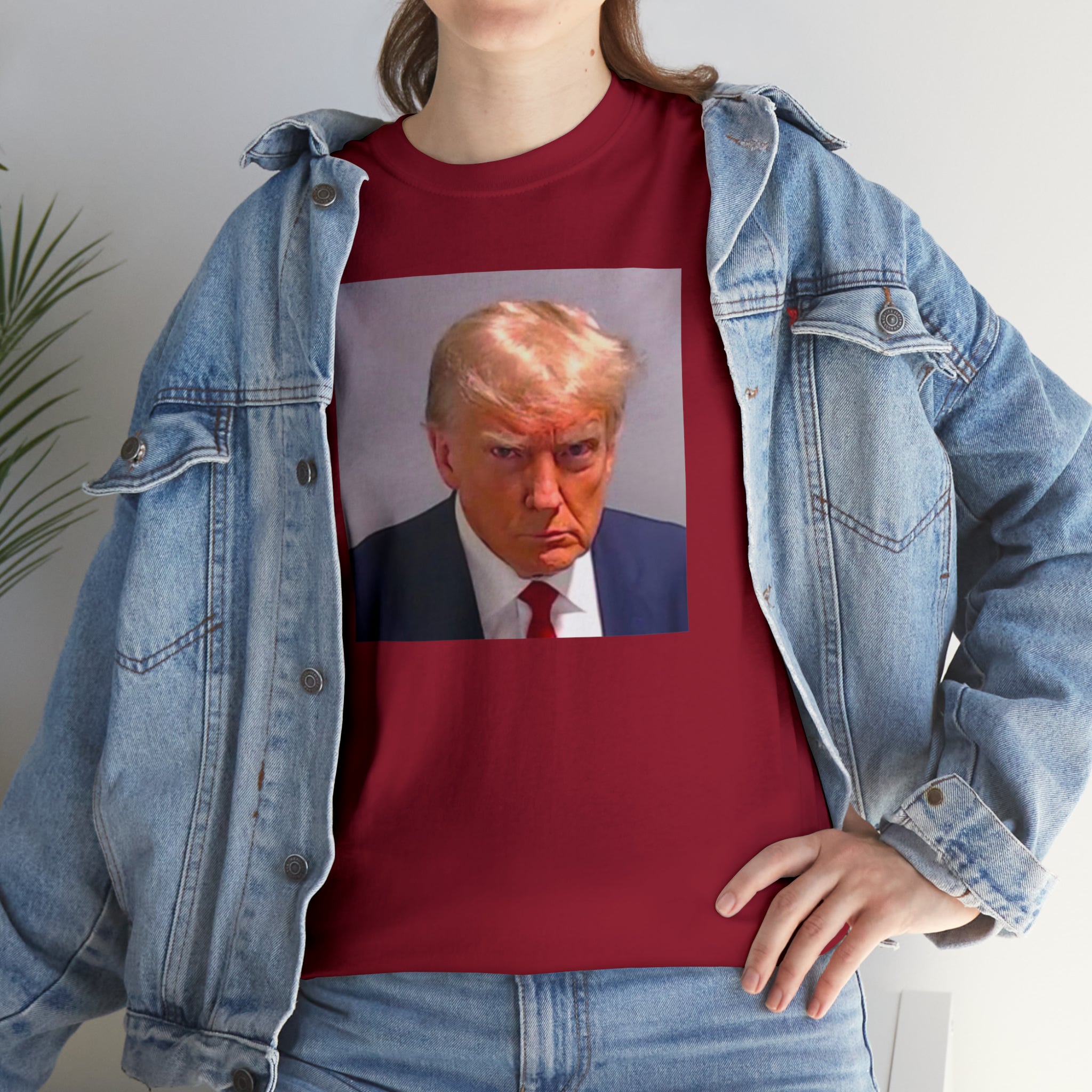 Trump Mugshot - Unisex Heavy Cotton Tee