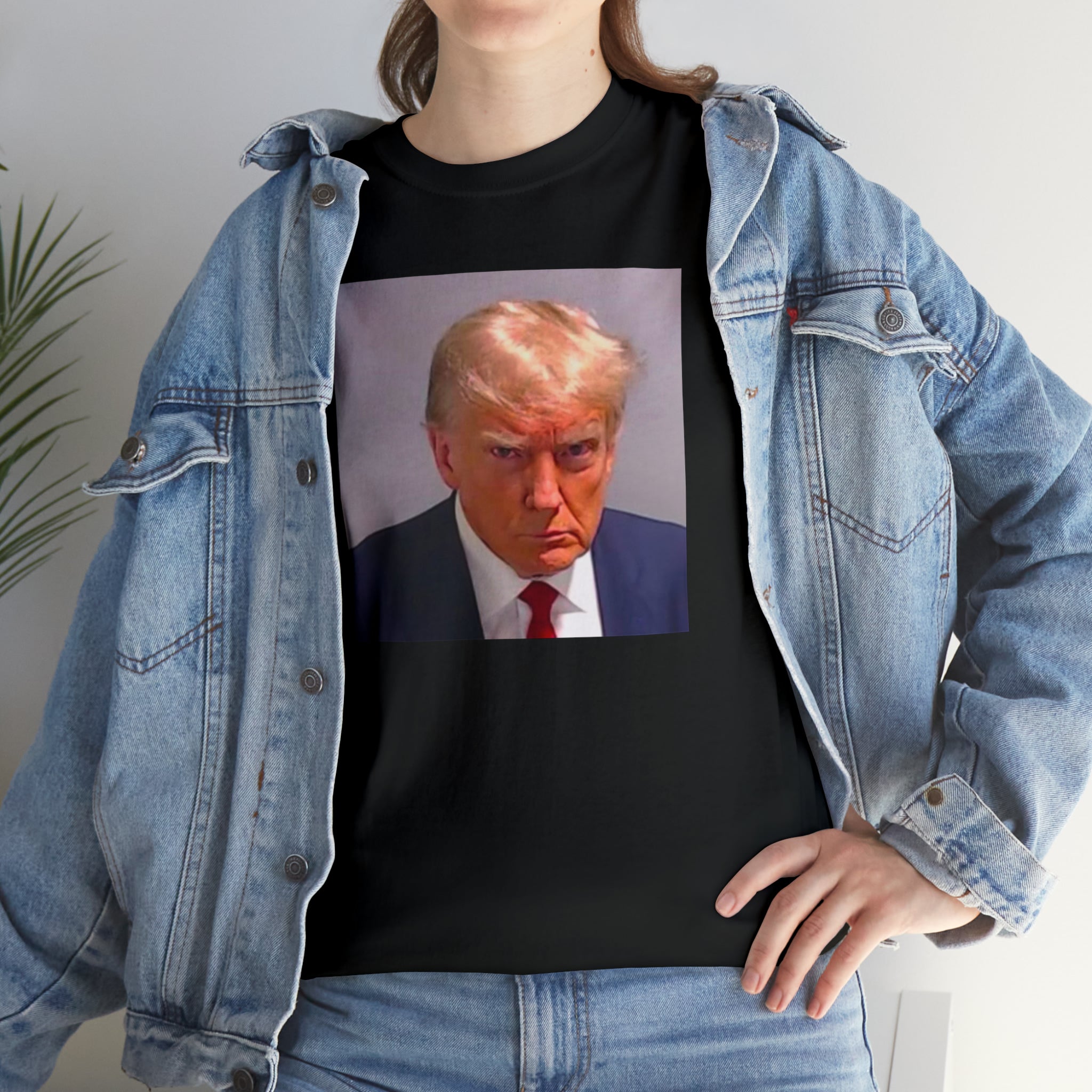 Trump Mugshot - Unisex Heavy Cotton Tee