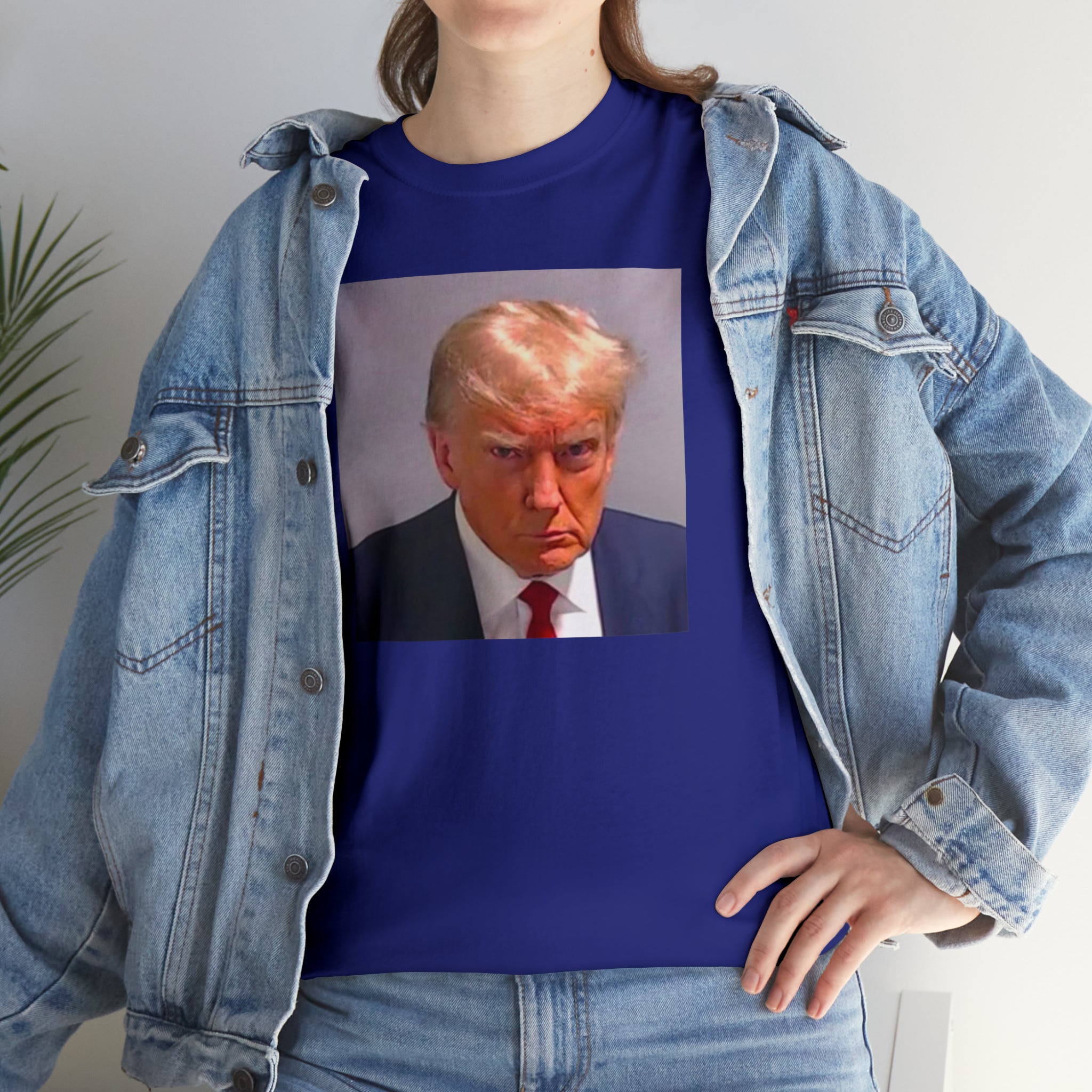 Trump Mugshot - Unisex Heavy Cotton Tee