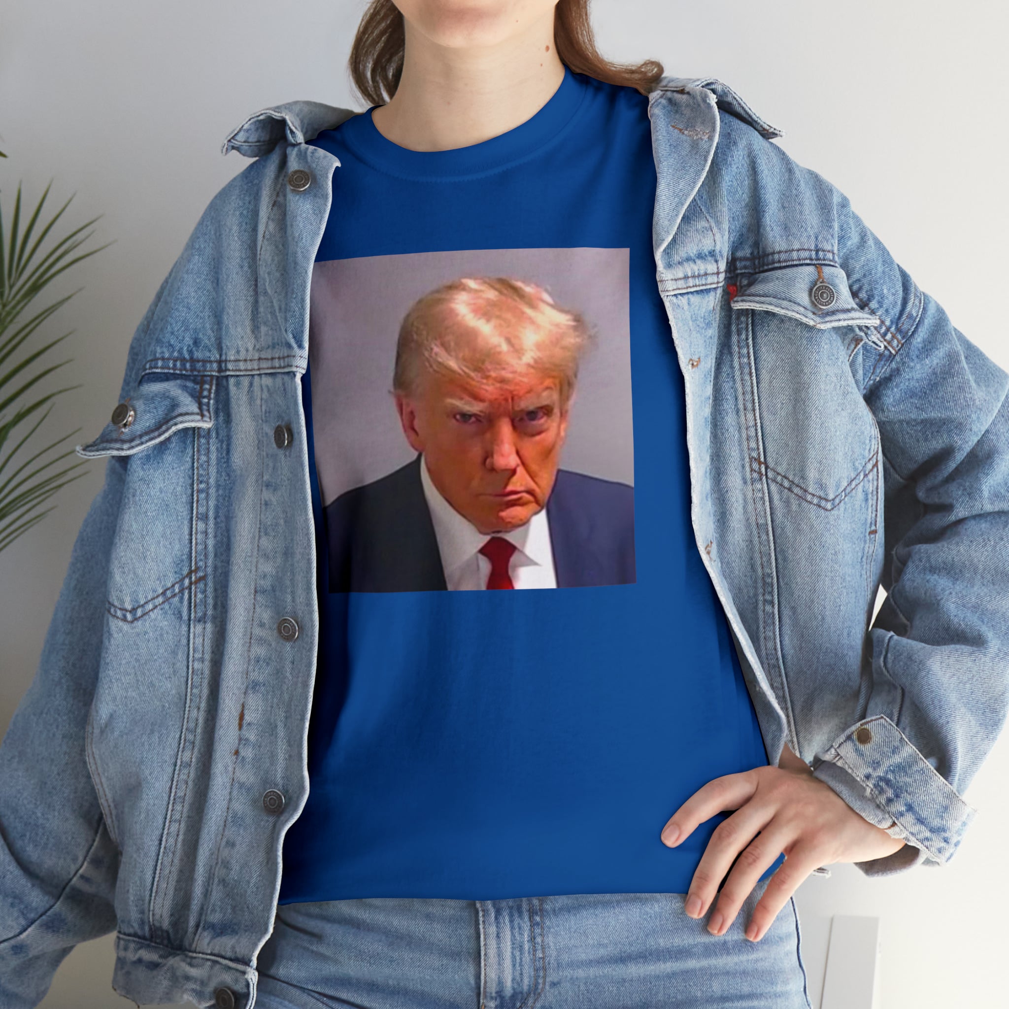 Trump Mugshot - Unisex Heavy Cotton Tee