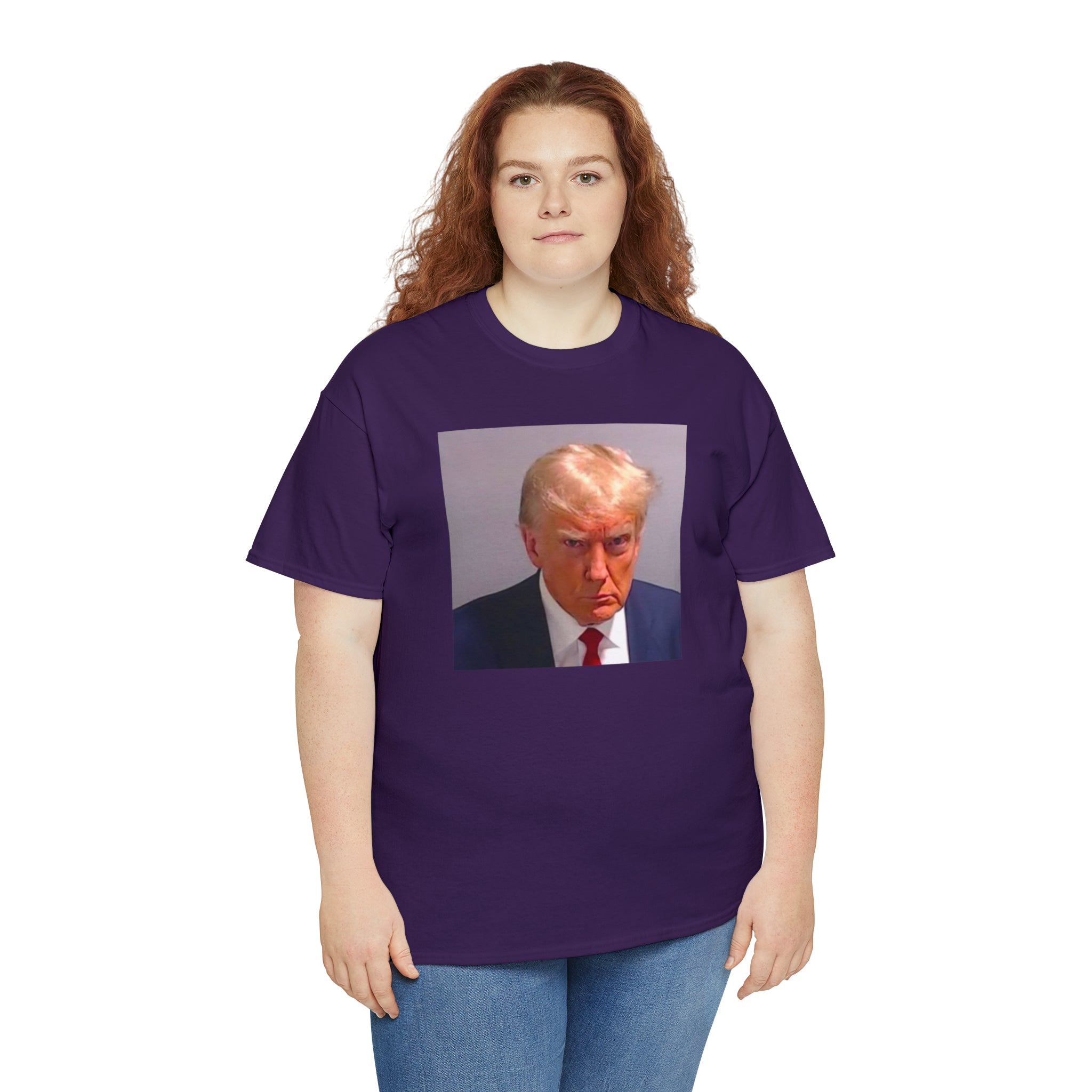 Trump Mugshot - Unisex Heavy Cotton Tee