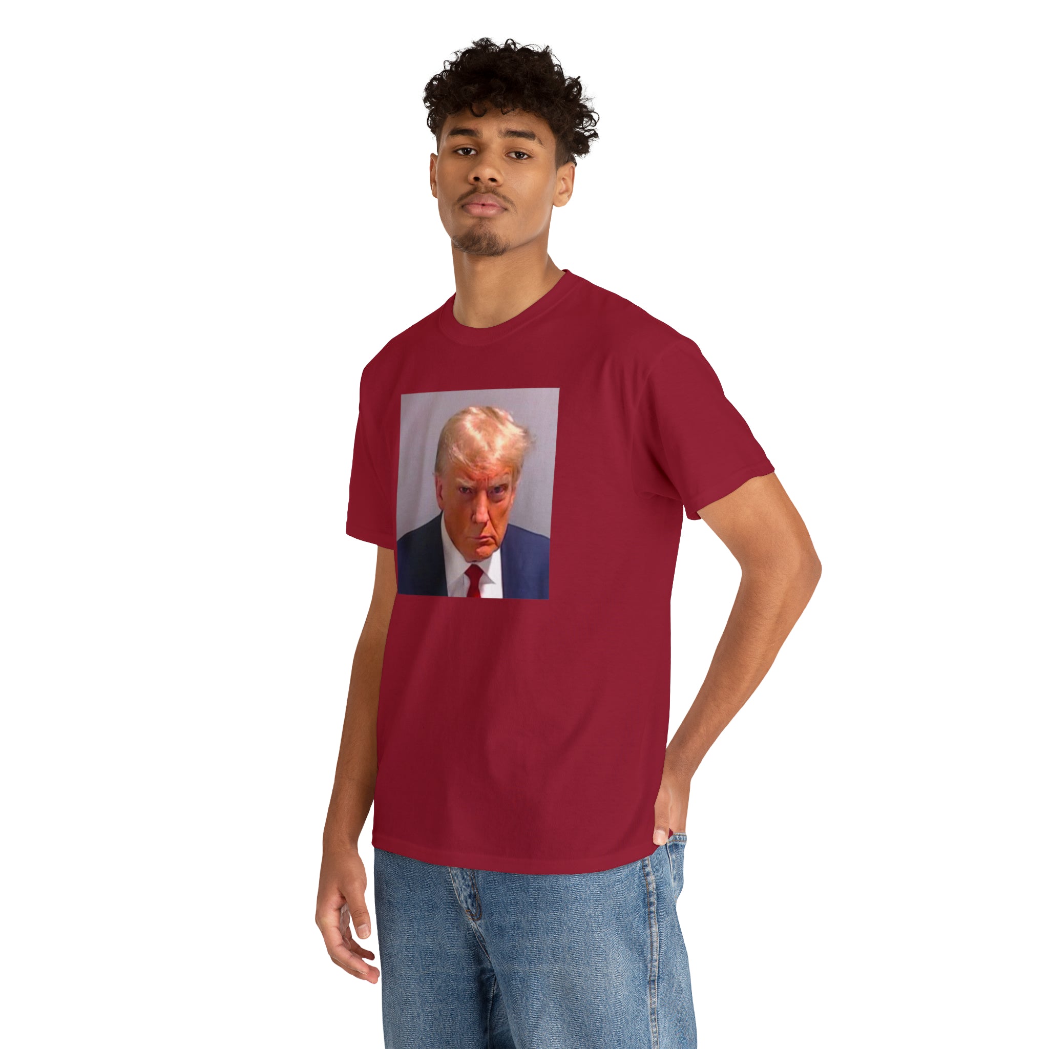 Trump Mugshot - Unisex Heavy Cotton Tee