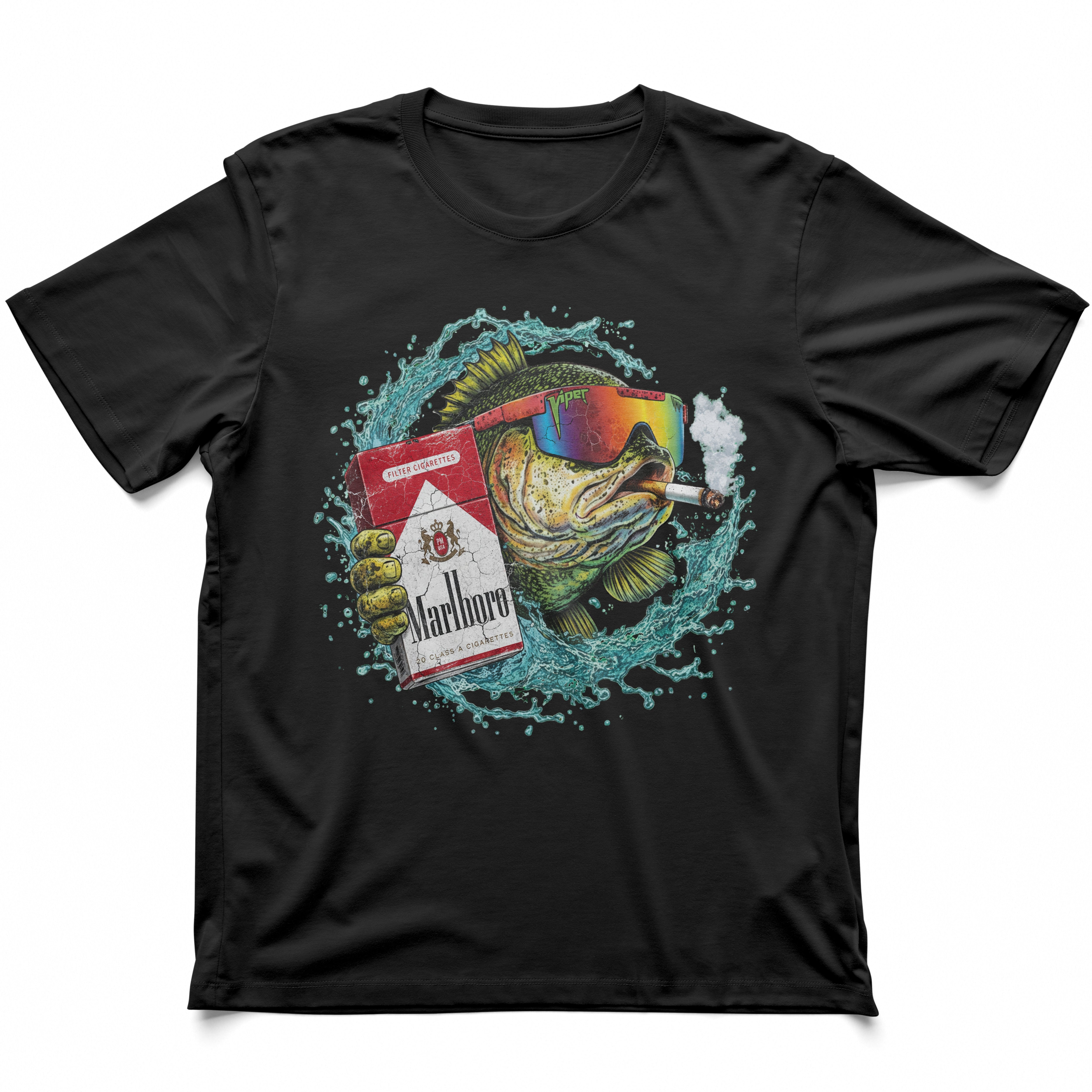 HELL YEAH CIGARETTE FISH TEE