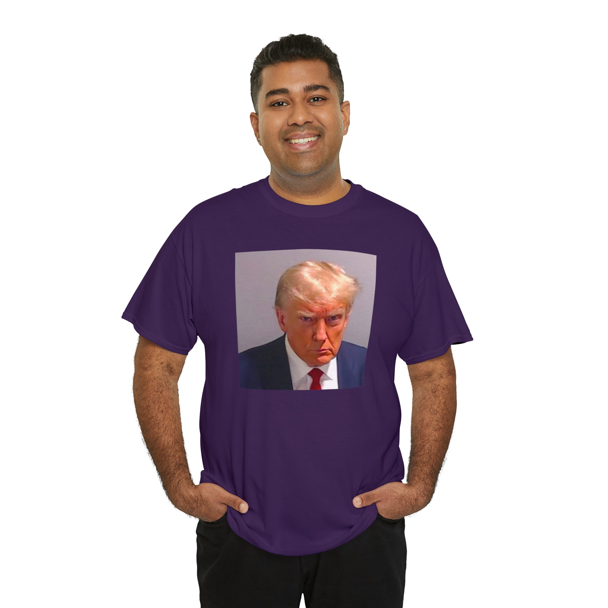 Trump Mugshot - Unisex Heavy Cotton Tee
