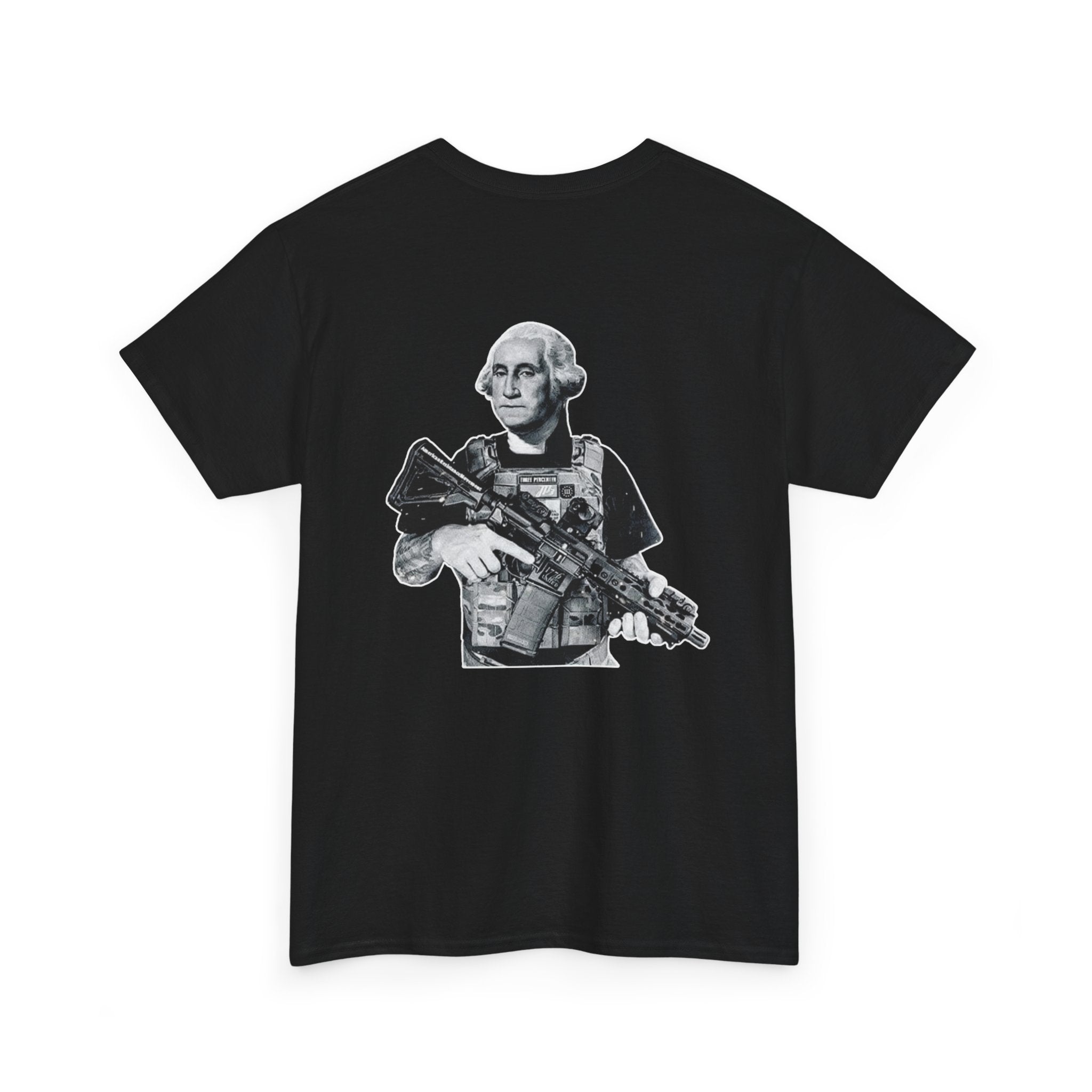 GEORGE WASHINGTON ANTI-TAXATION TEE (front and back)