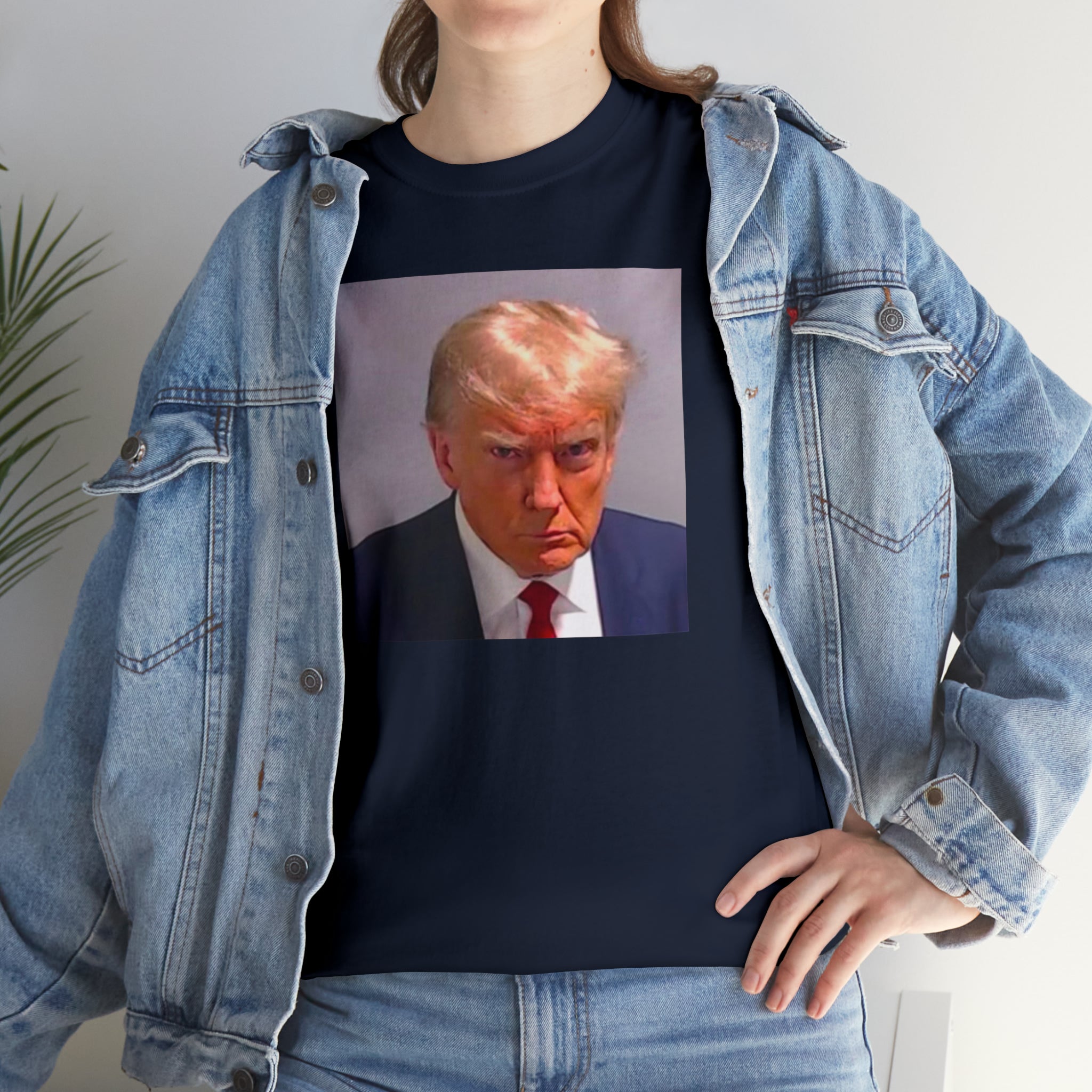 Trump Mugshot - Unisex Heavy Cotton Tee