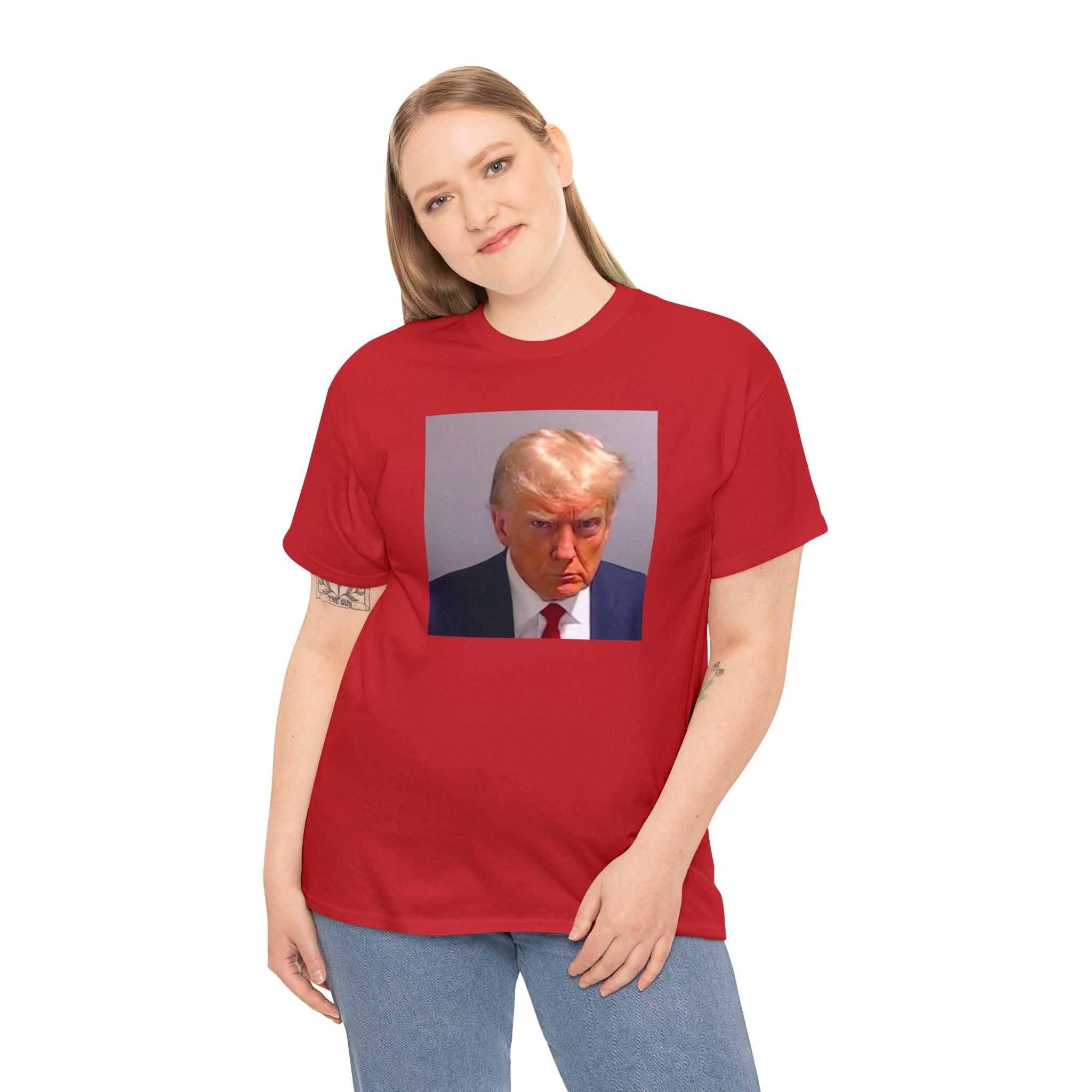 Trump Mugshot - Unisex Heavy Cotton Tee
