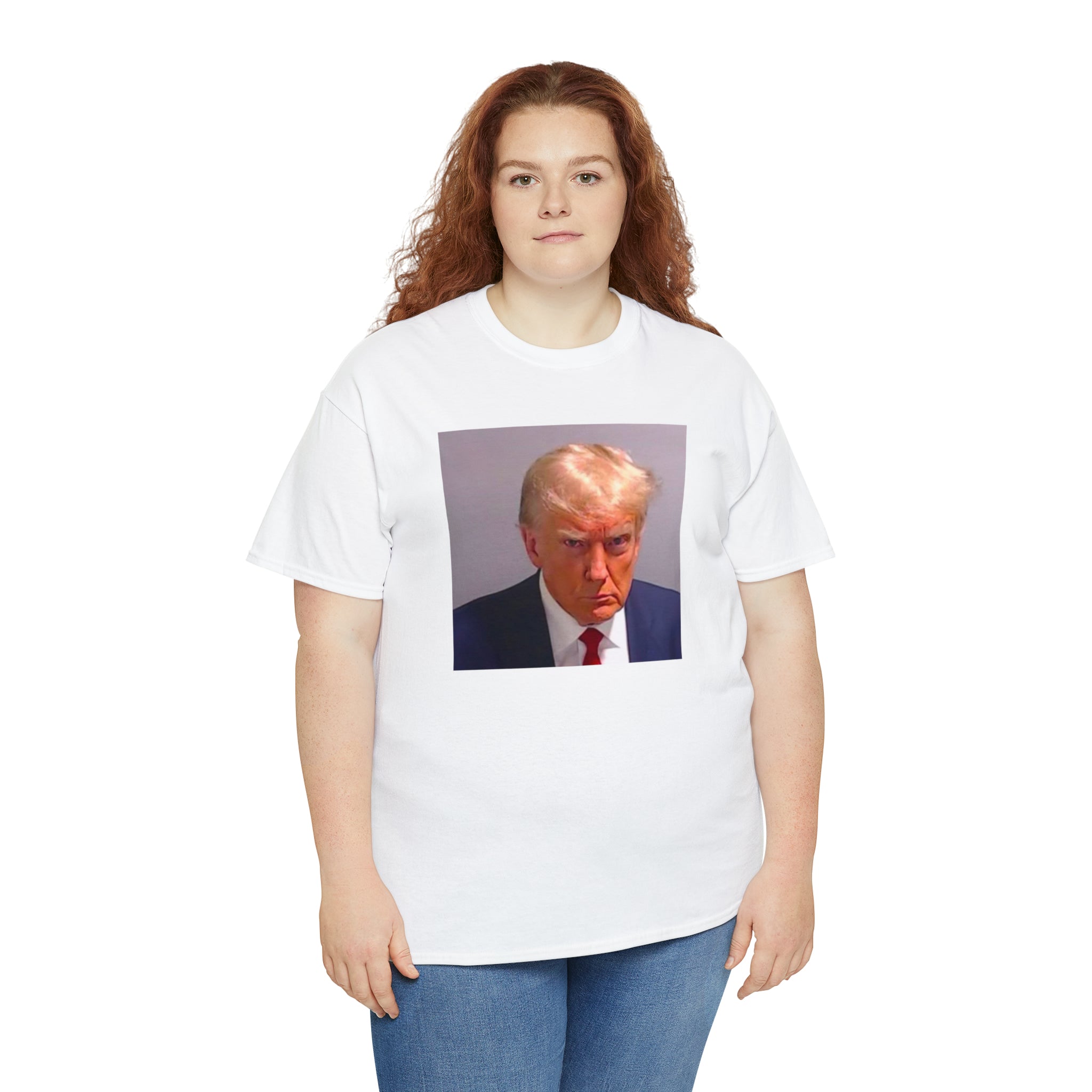 Trump Mugshot - Unisex Heavy Cotton Tee