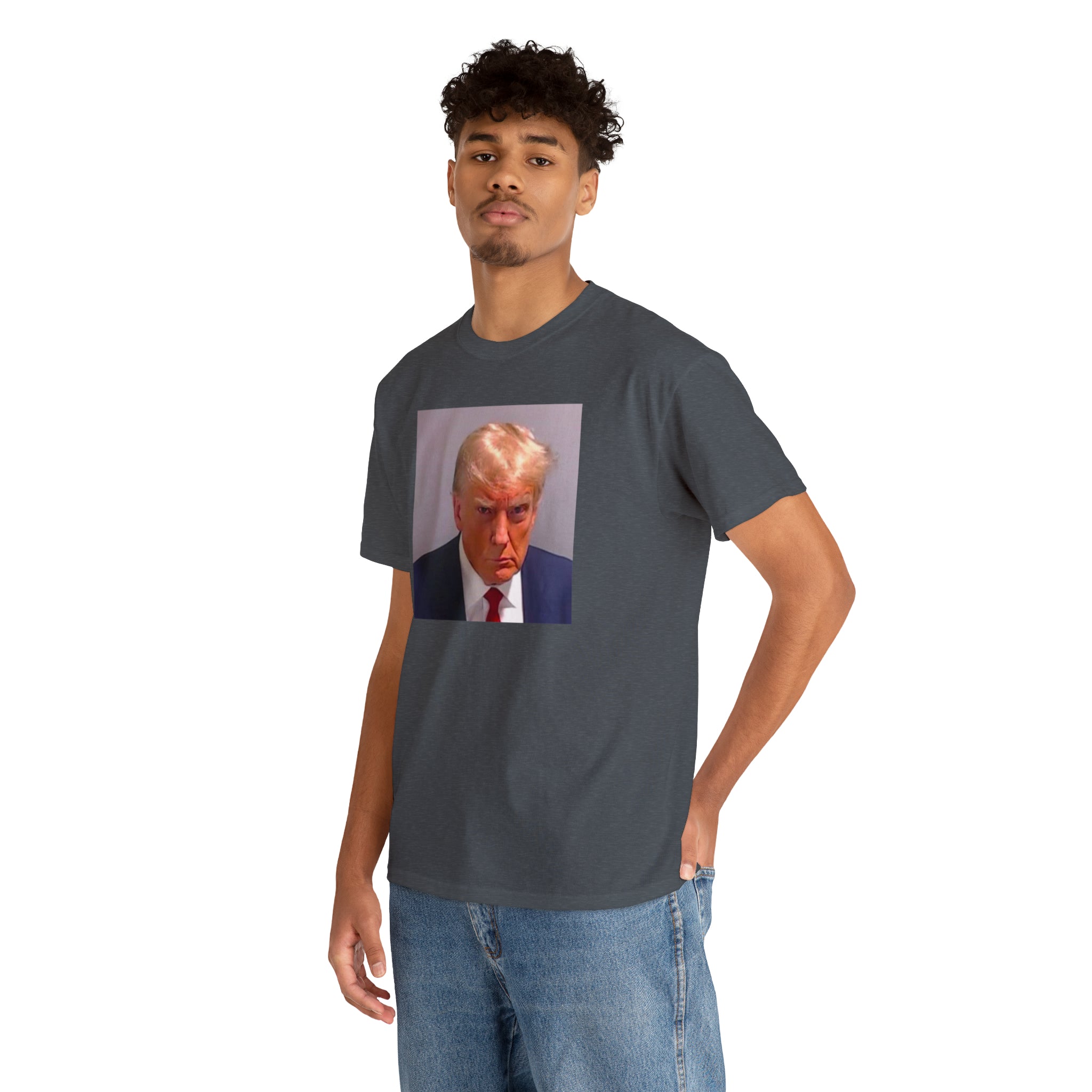 Trump Mugshot - Unisex Heavy Cotton Tee