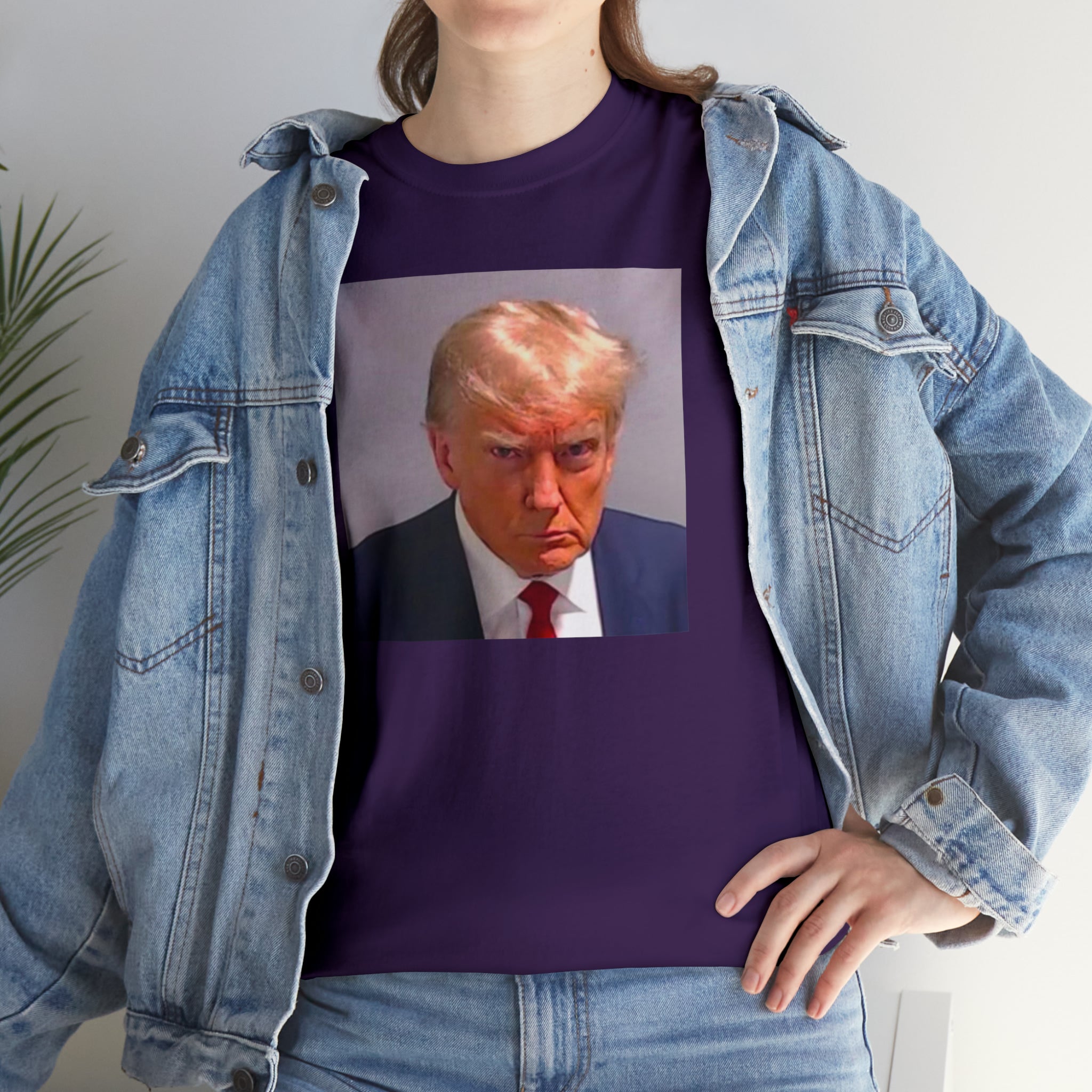 Trump Mugshot - Unisex Heavy Cotton Tee