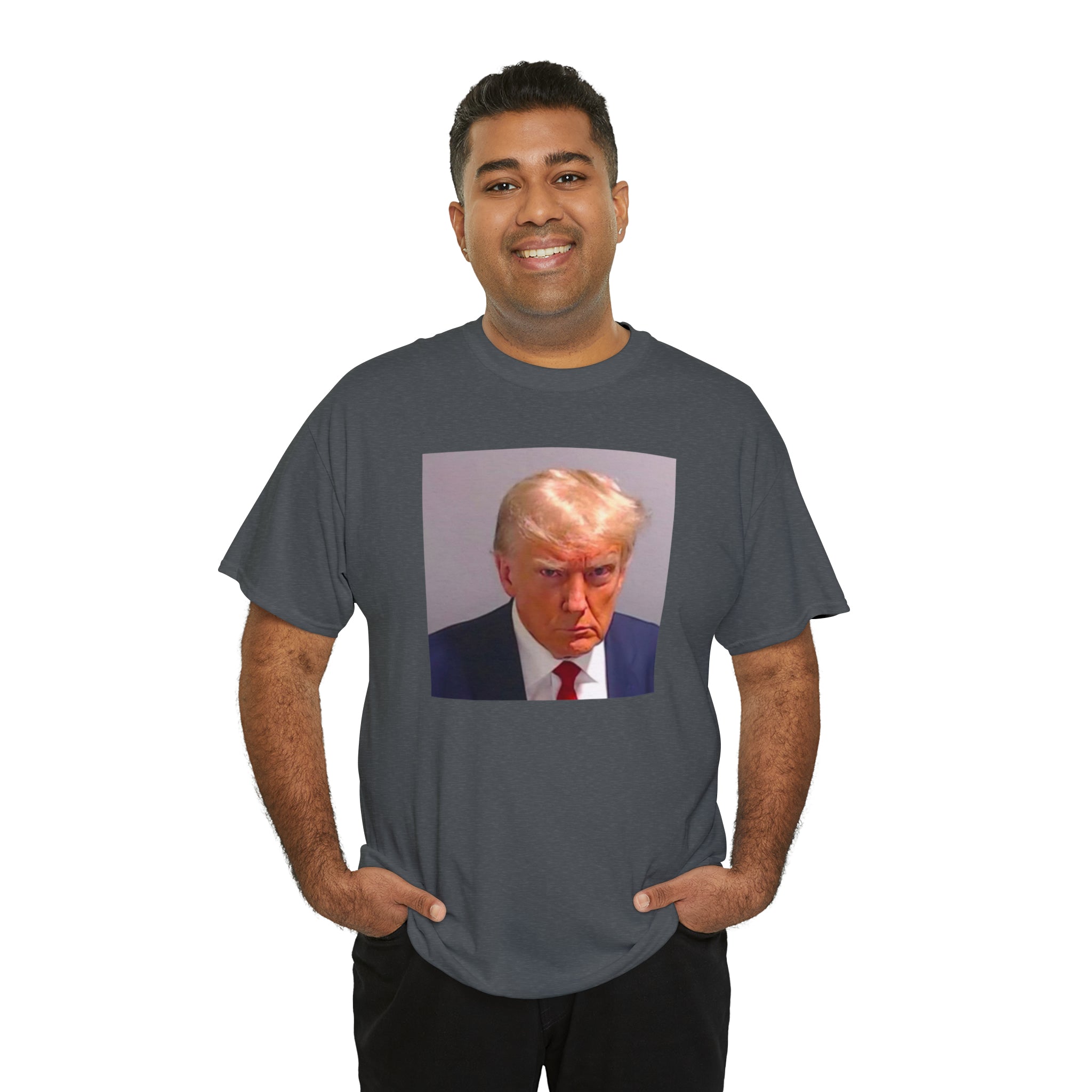 Trump Mugshot - Unisex Heavy Cotton Tee