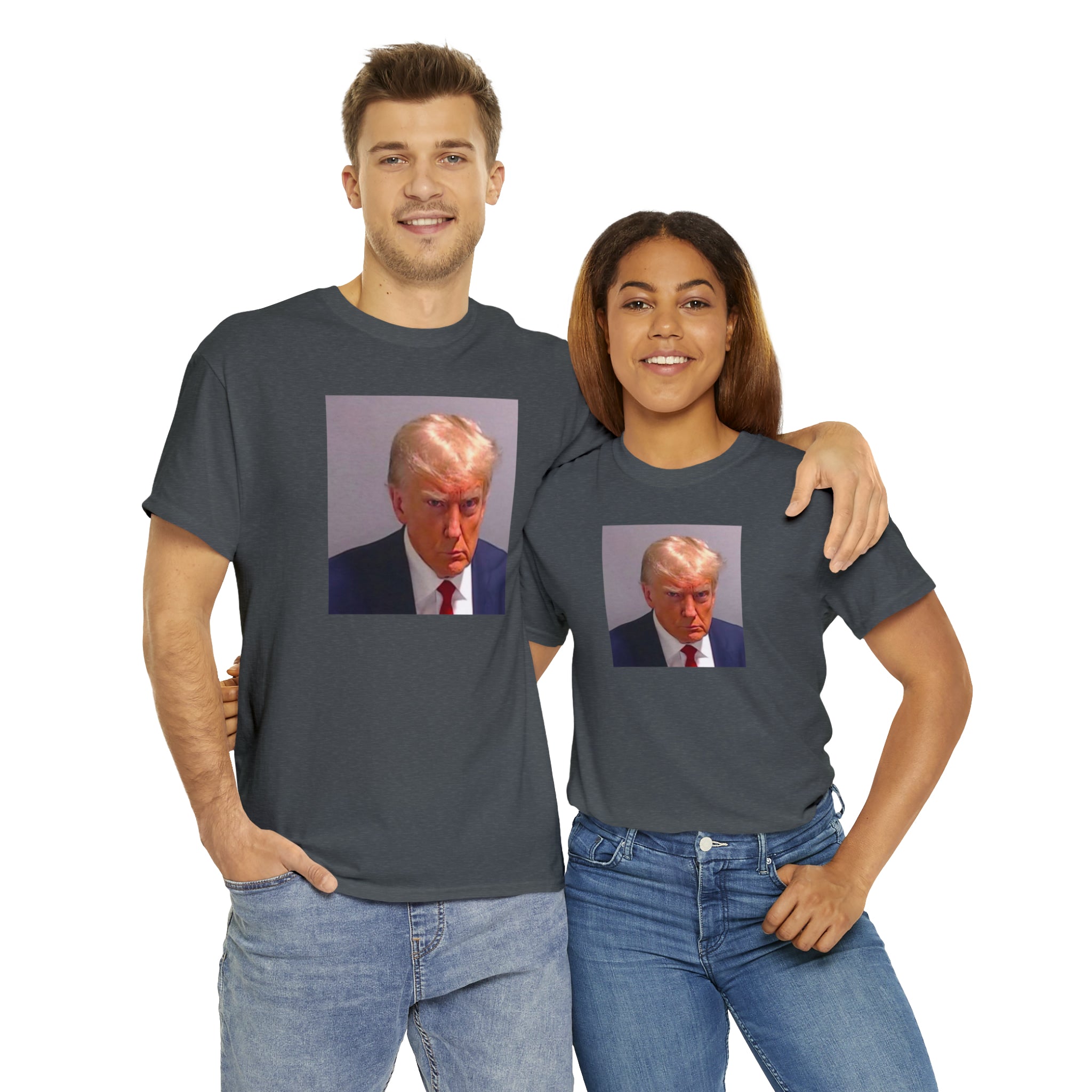 Trump Mugshot - Unisex Heavy Cotton Tee