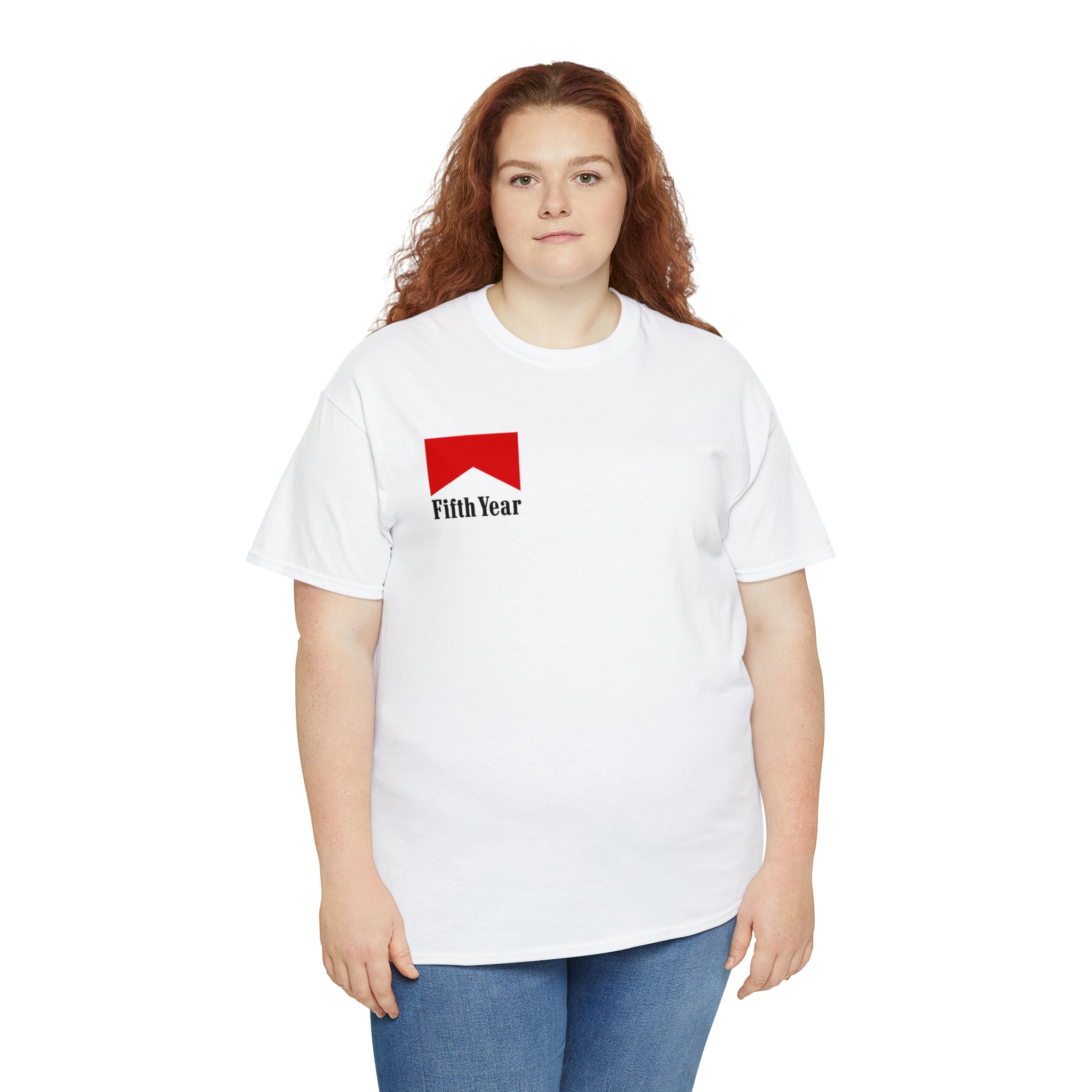 Fifth Year cigarette logo - Unisex Heavy Cotton Tee