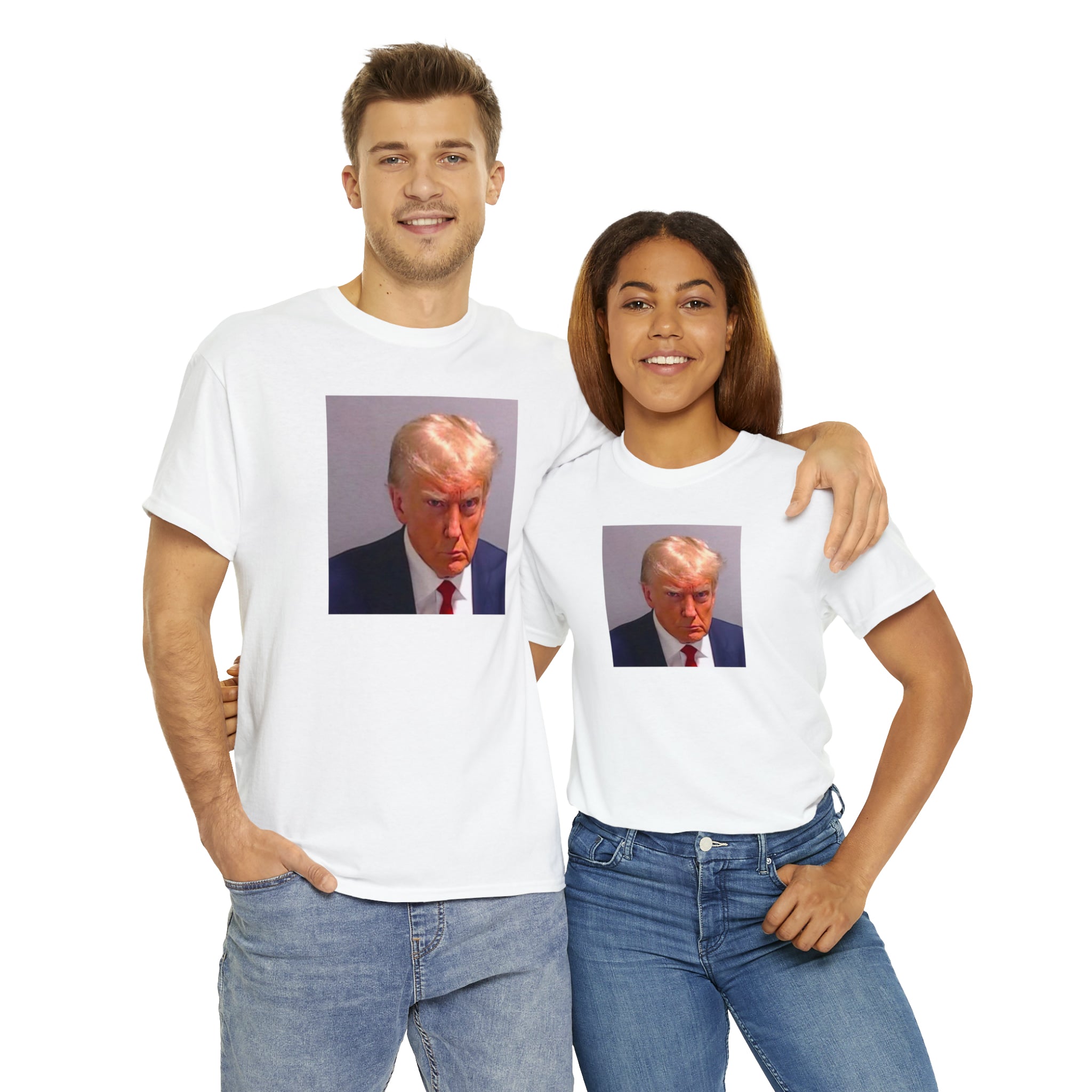 Trump Mugshot - Unisex Heavy Cotton Tee