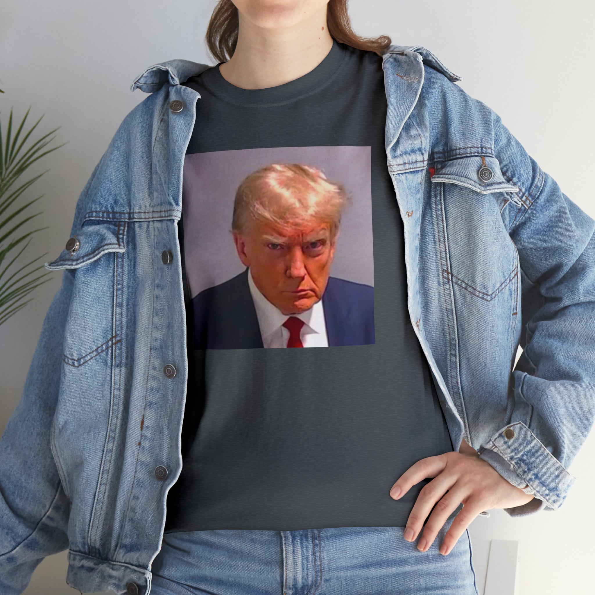 Trump Mugshot - Unisex Heavy Cotton Tee