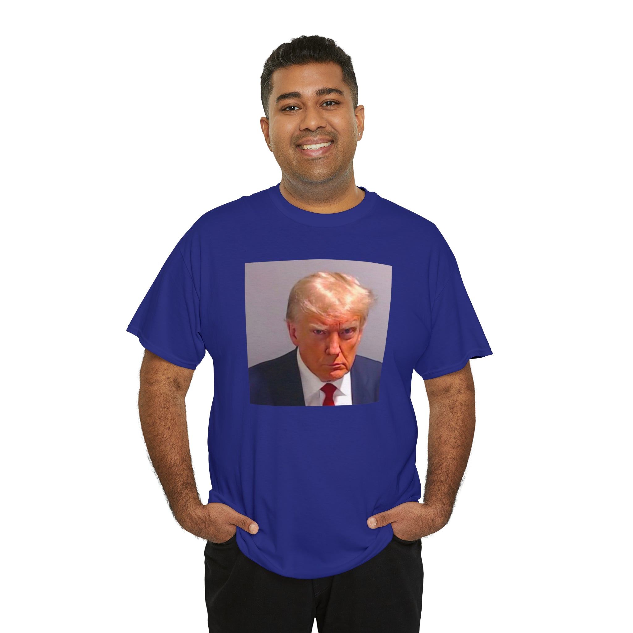 Trump Mugshot - Unisex Heavy Cotton Tee