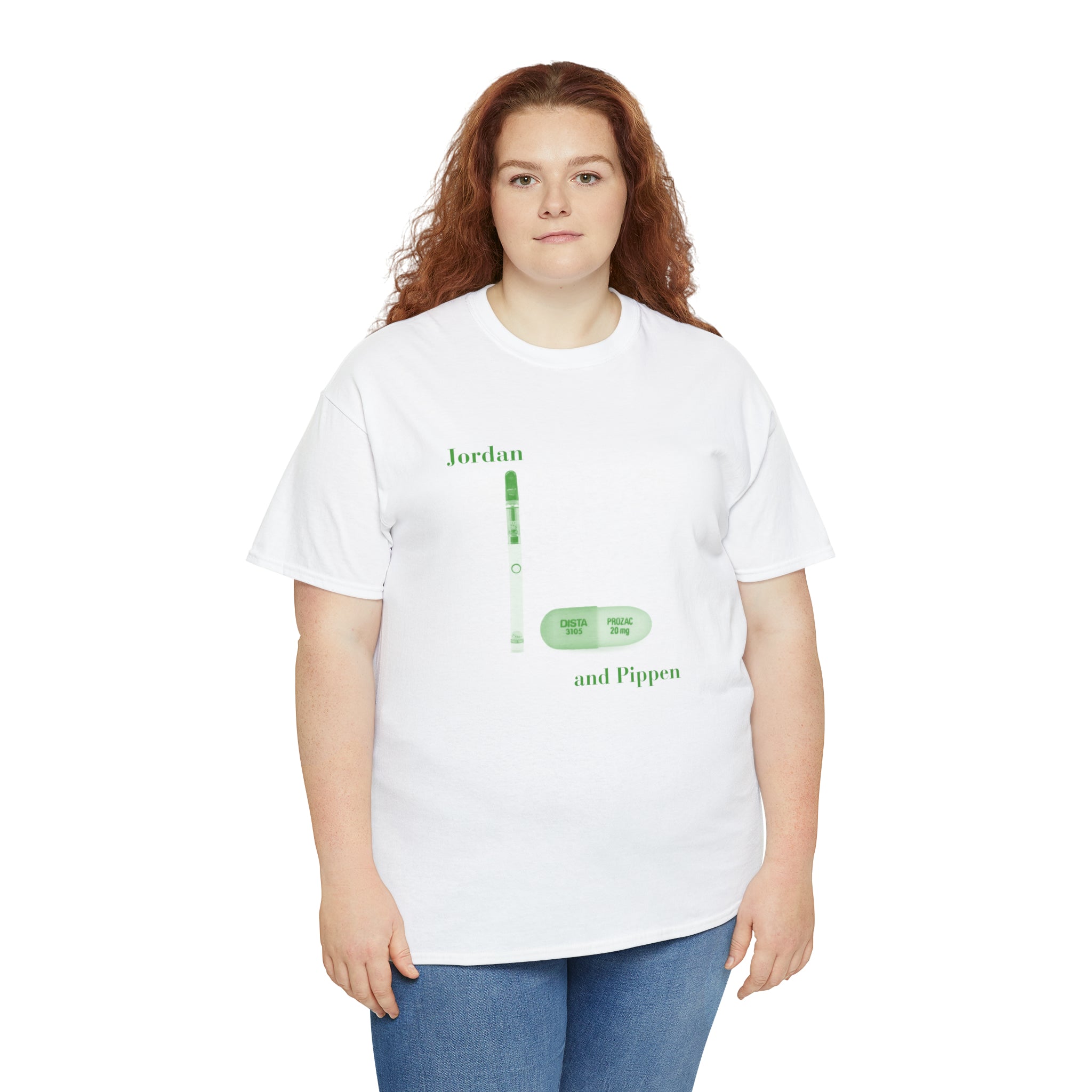Jordan and Pippen Dab Pen and Prozac - Unisex Heavy Cotton Tee